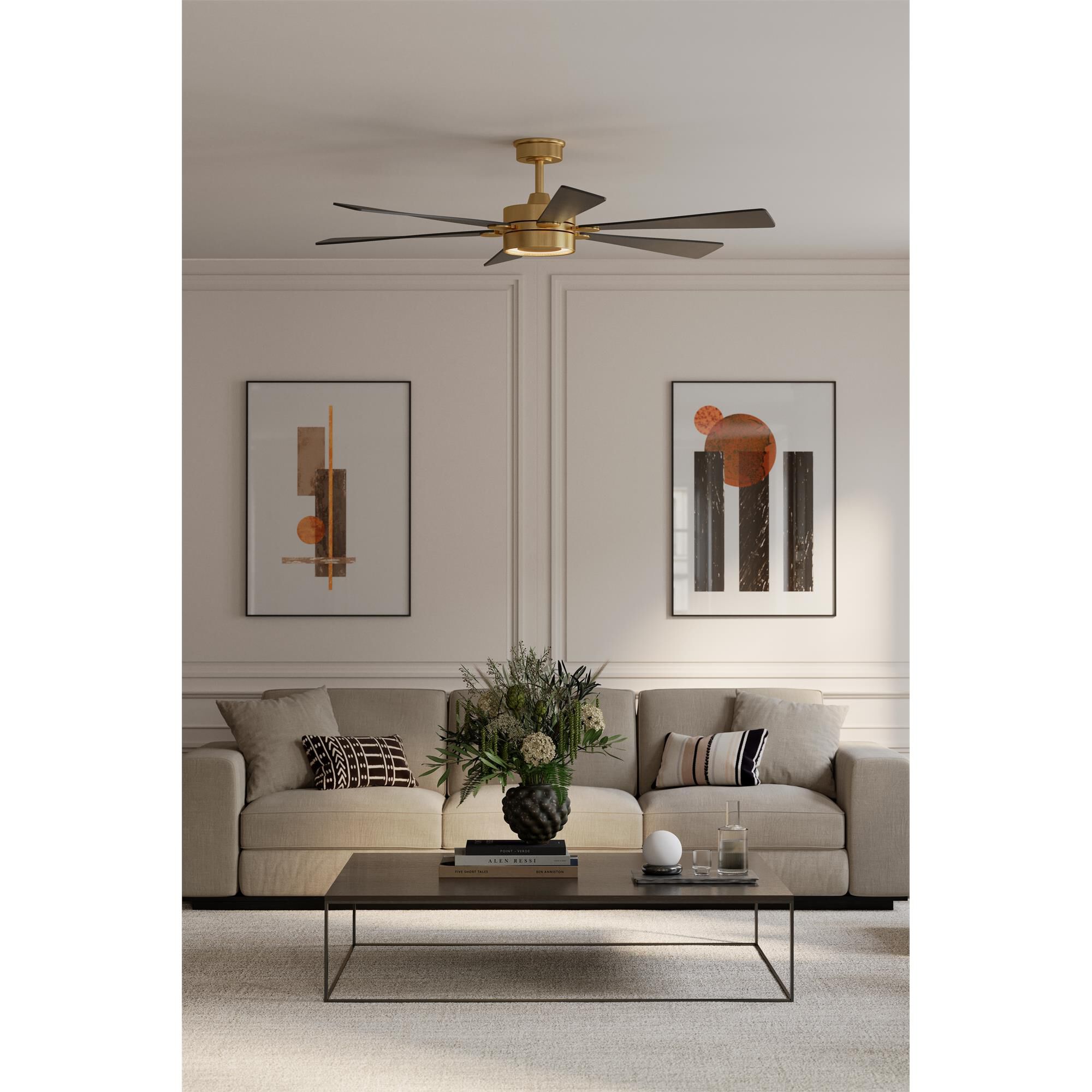 Shown in Heritage Brass finish and Etched Lens glass