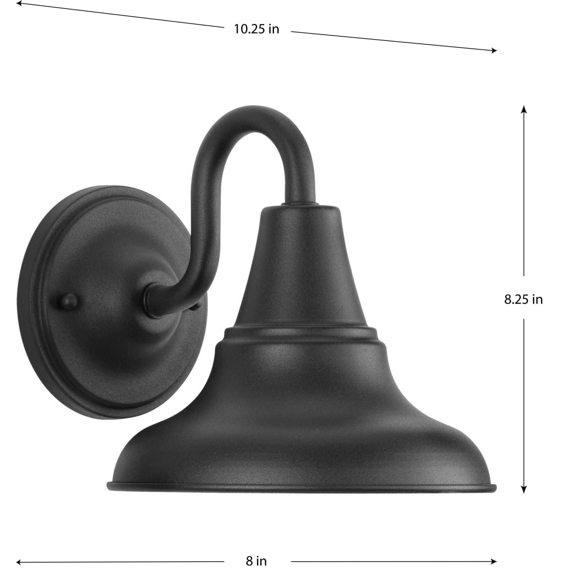 Shown in Textured Black finish and Black glass