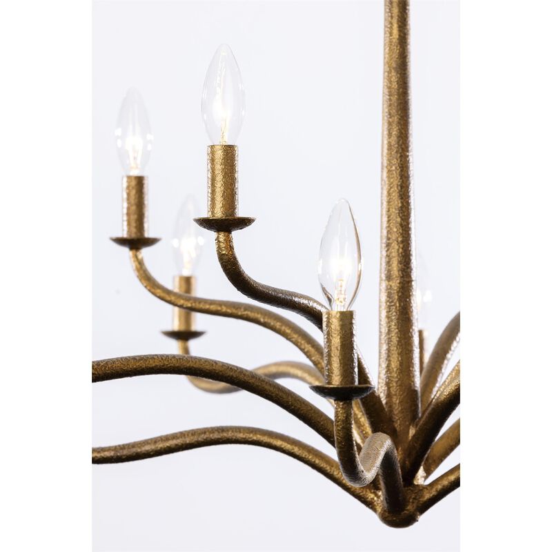 Dorianne 34 Inch Chandelier by Metropolitan Lighting
