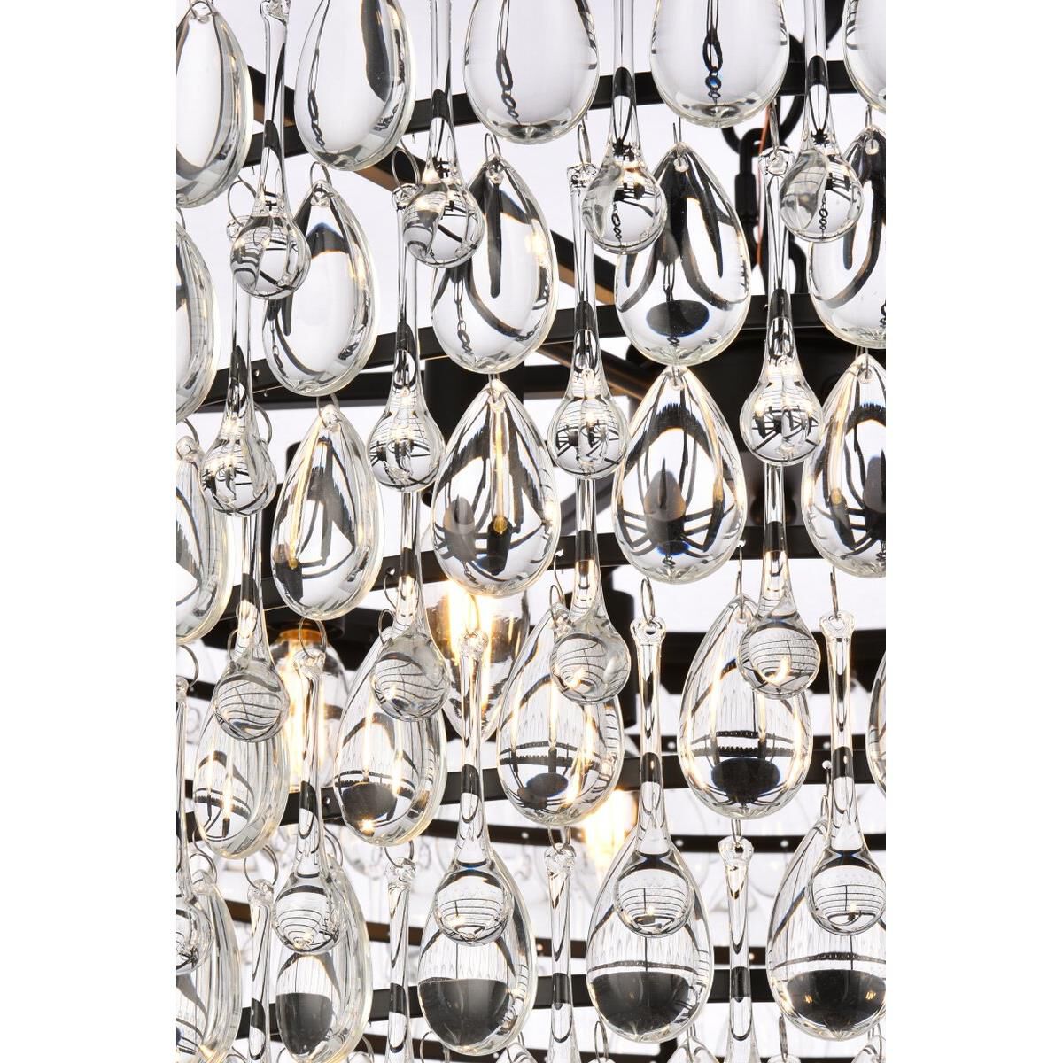Nordic 28 Inch 6 Light Chandelier by Elegant Lighting