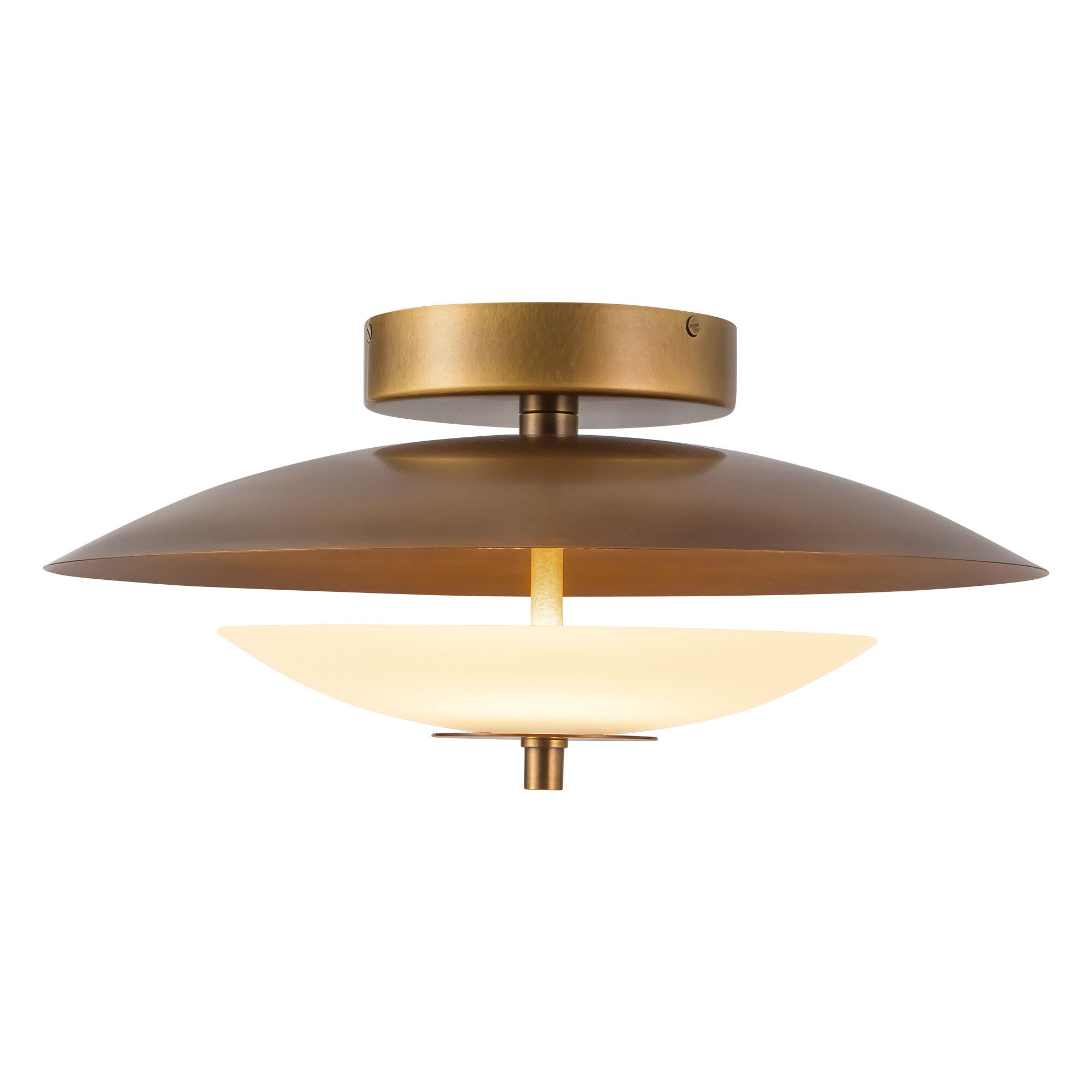 Peyton Fox Prescott 16 Inch Semi Flush Mount,