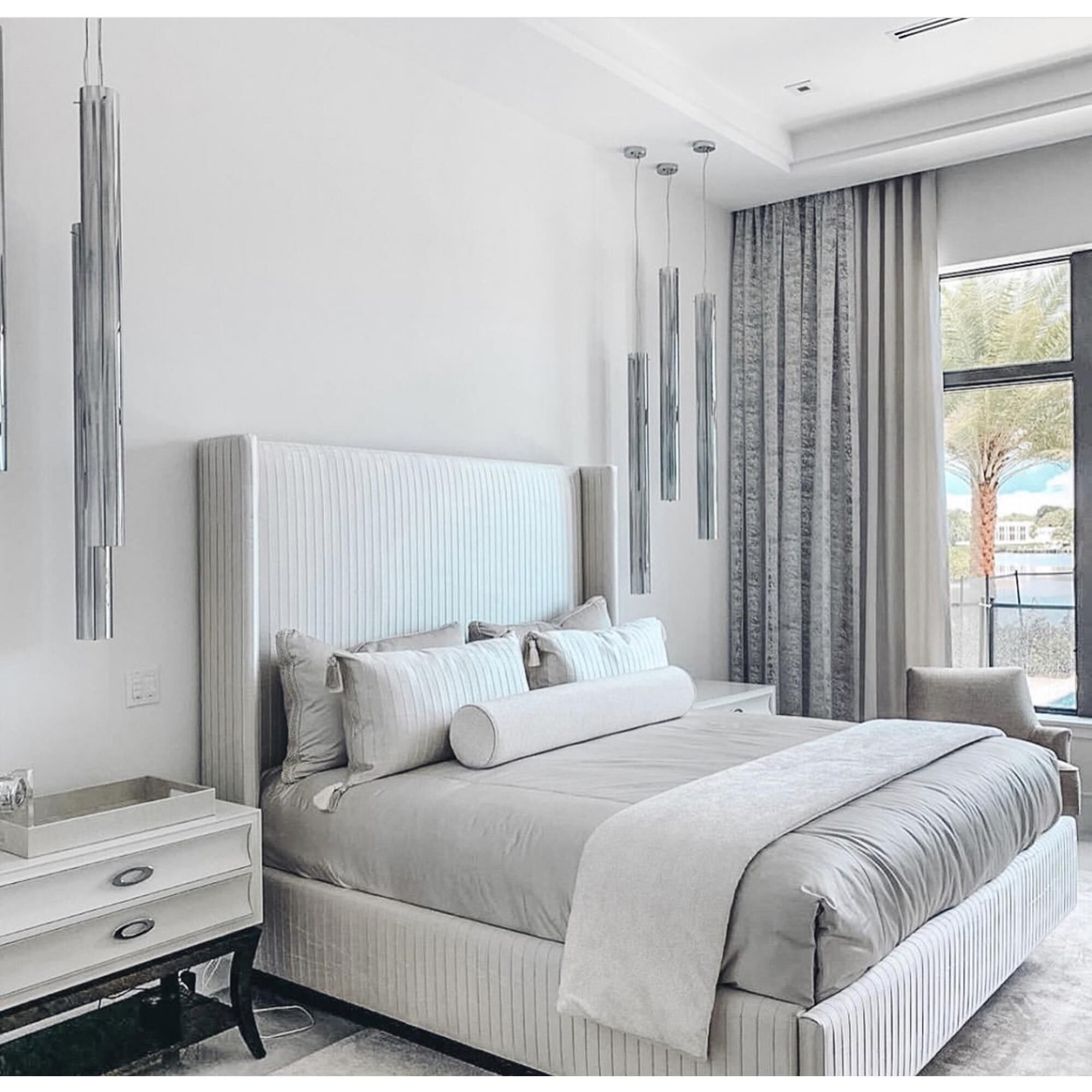 Shown in Chrome finish and Two-Layer Smoky Chrome glass