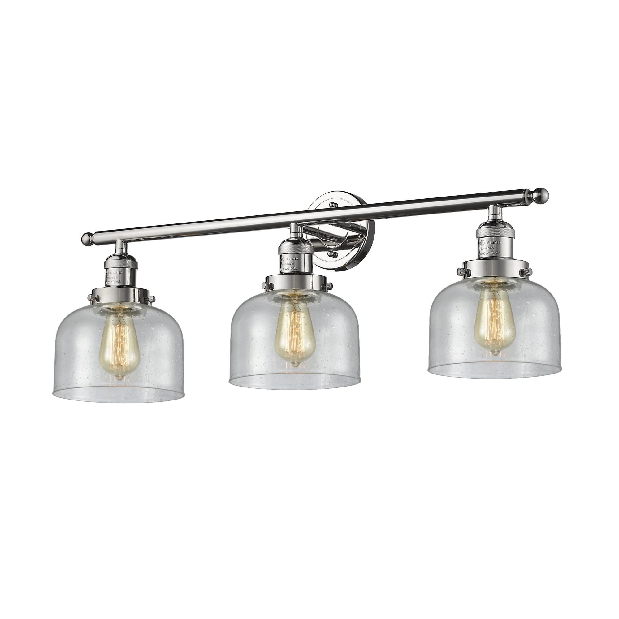 Bruno Marashlian Large Bell 32 Inch 3 Light Bath Vanity Light by Innovations Lighting