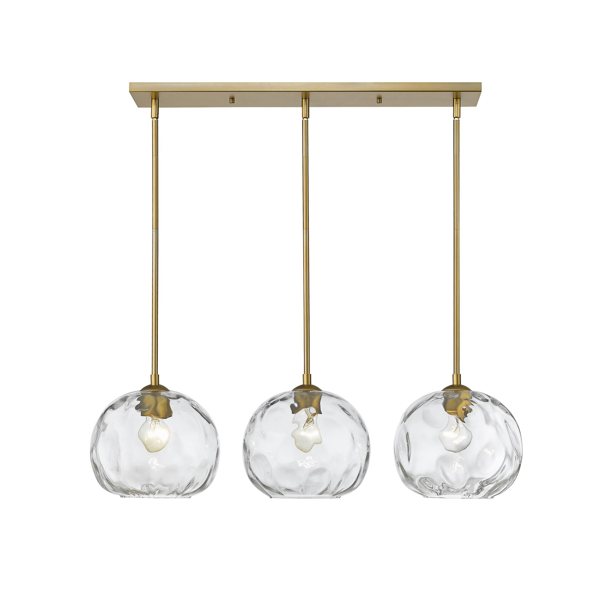 Shown in Olde Brass finish and Glass shade