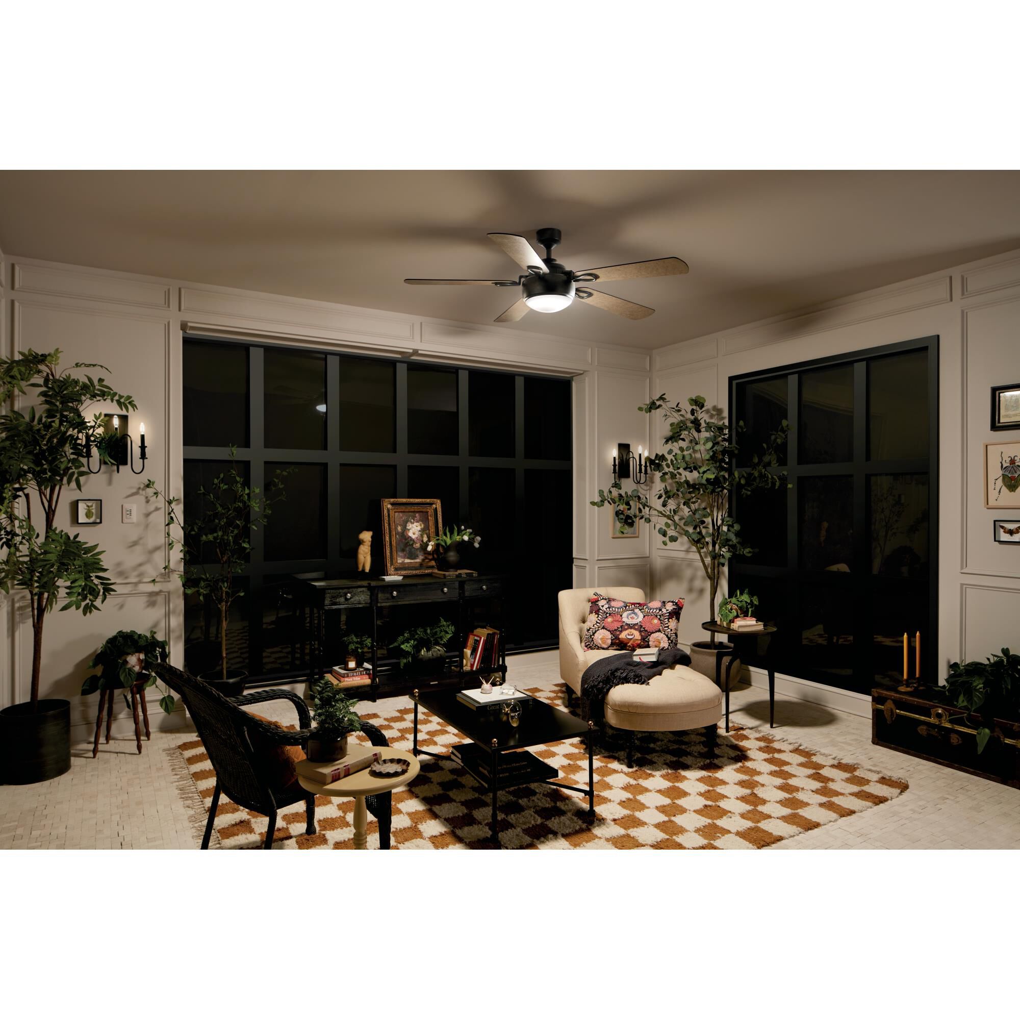 Humble 60 Inch Ceiling Fan with Light Kit by Kichler Lighting