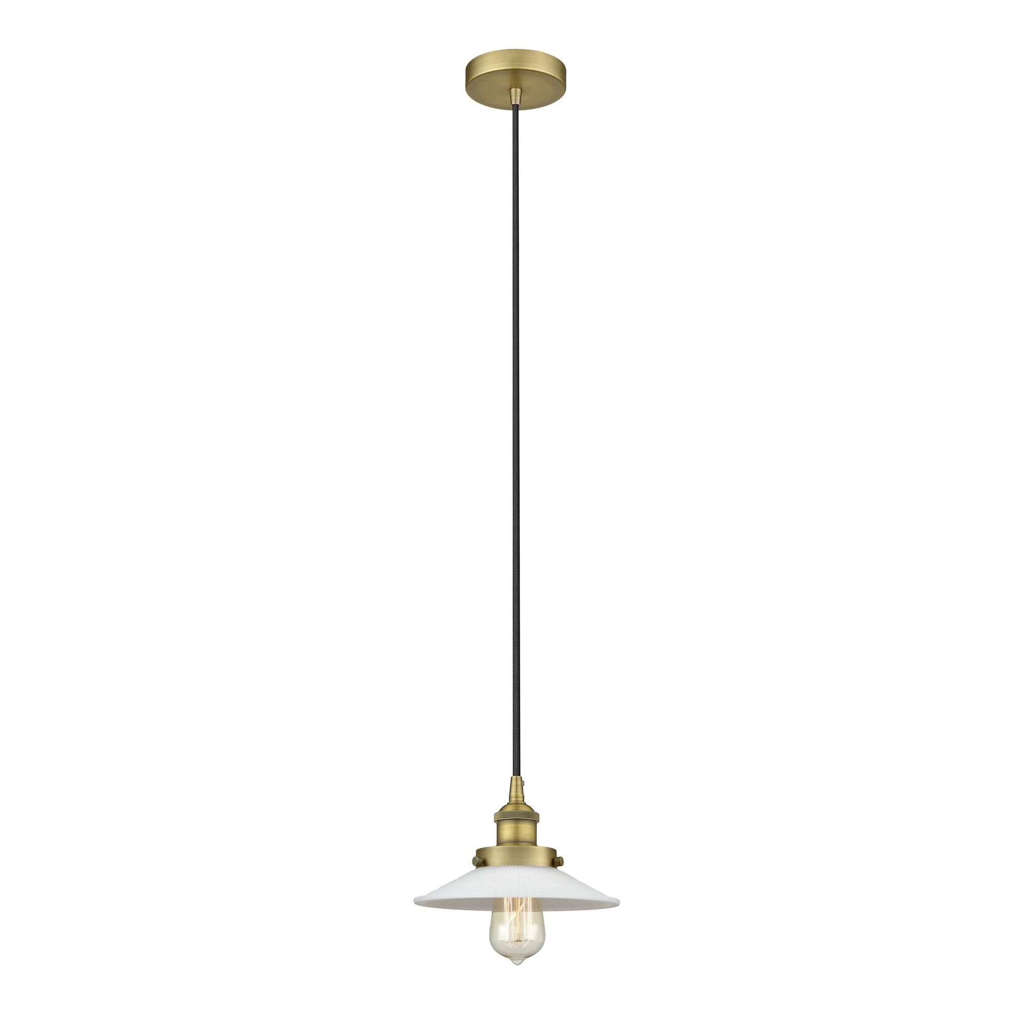 Bruno Marashlian Halophane 9 Inch Mini Pendant by Innovations Lighting