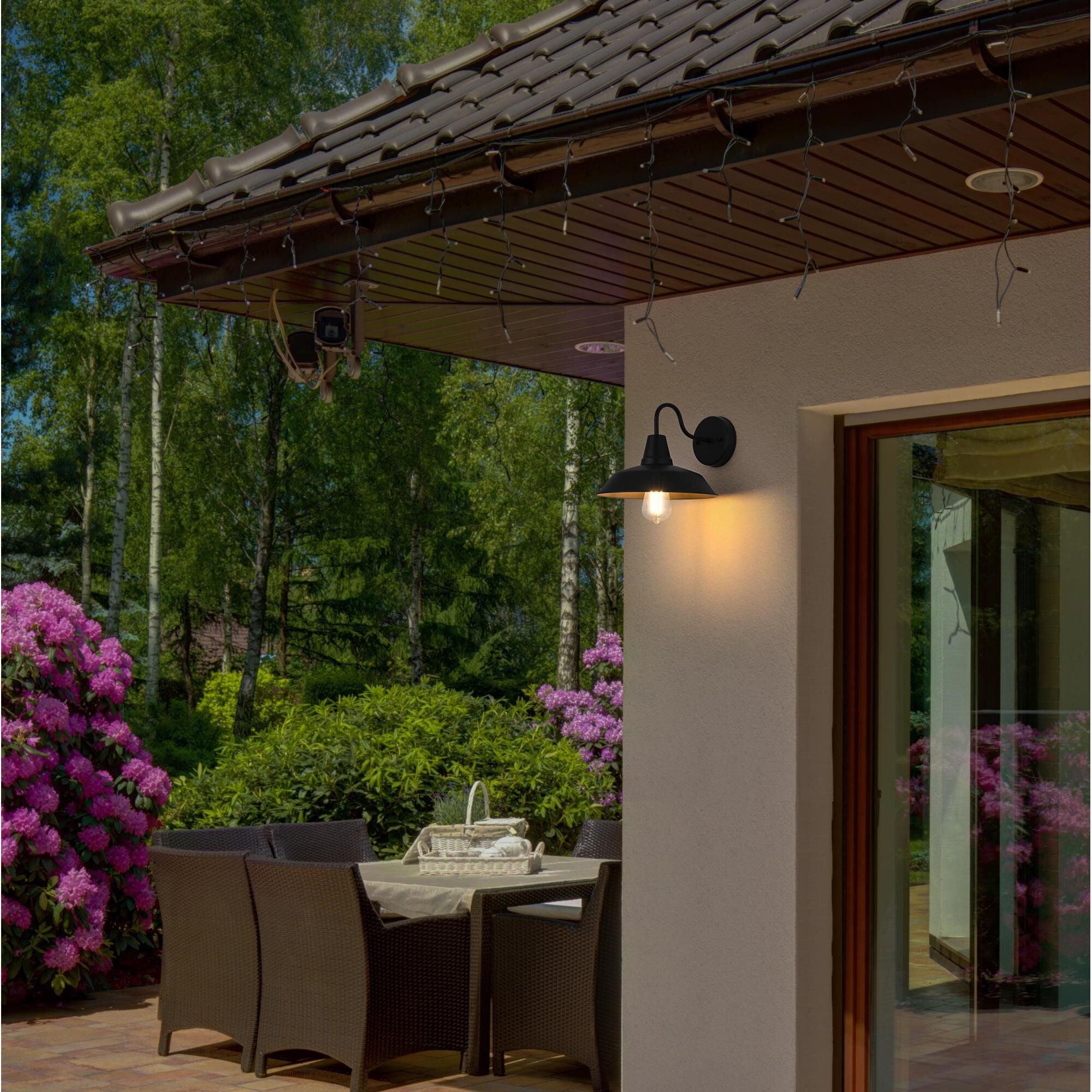 Tinsley 8 inch Outdoor Wall Light by Elegant Lighting