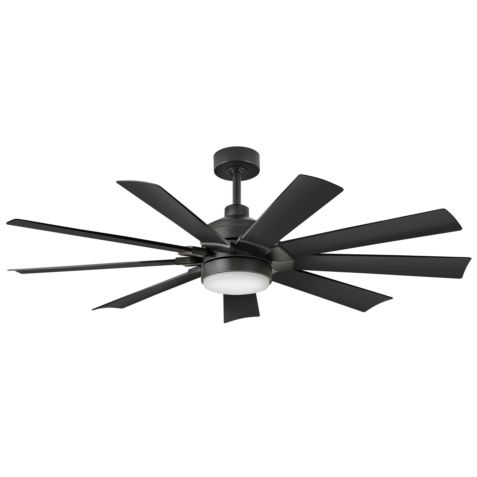 Turbine 60 Inch Ceiling Fan with Light Kit,