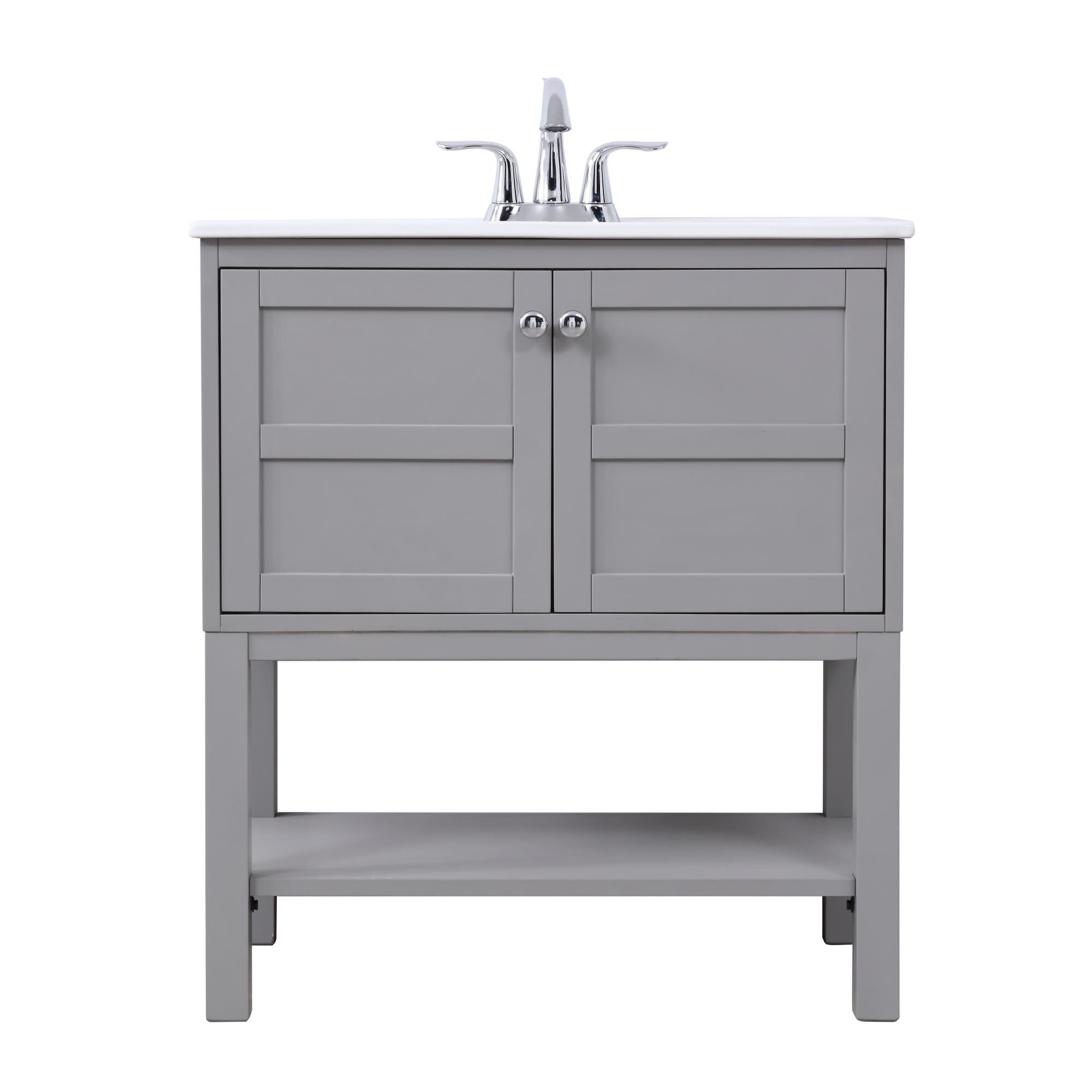 Shown in Grey finish