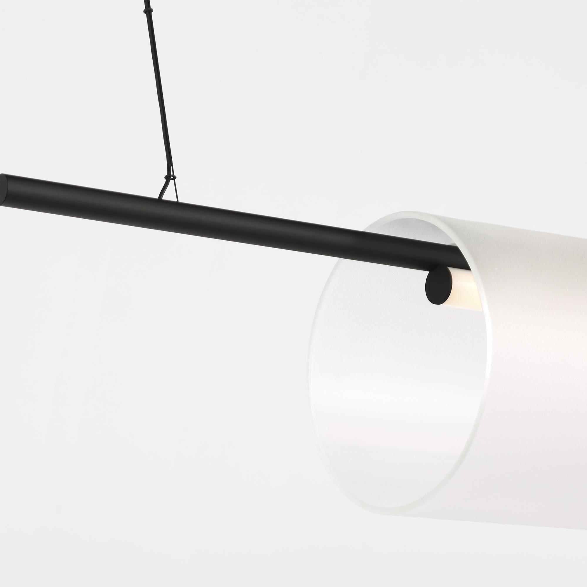 Peter Bristol Trace 72 Inch Linear Suspension Light by Visual Comfort Modern Collection