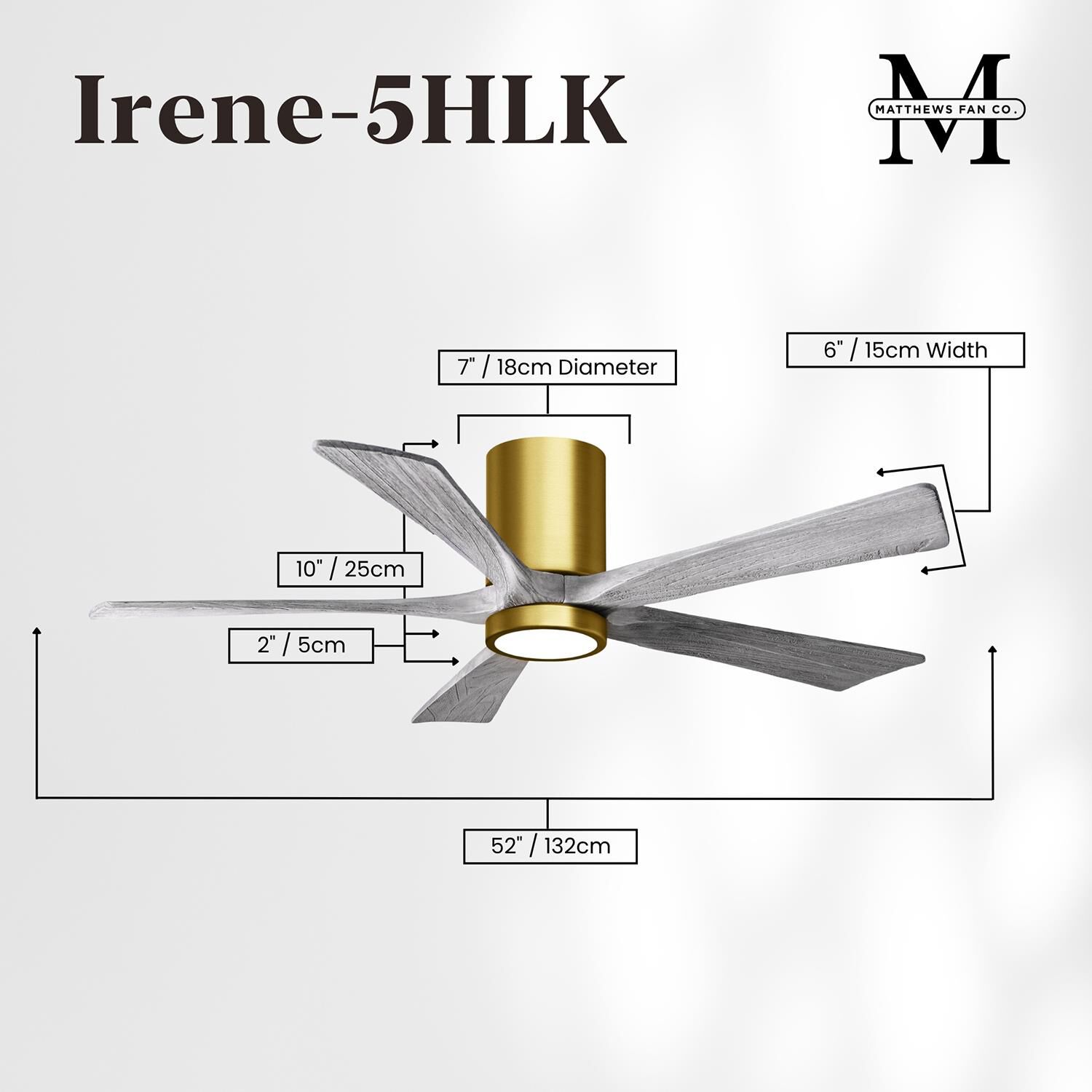 Shown in Brushed Brass finish