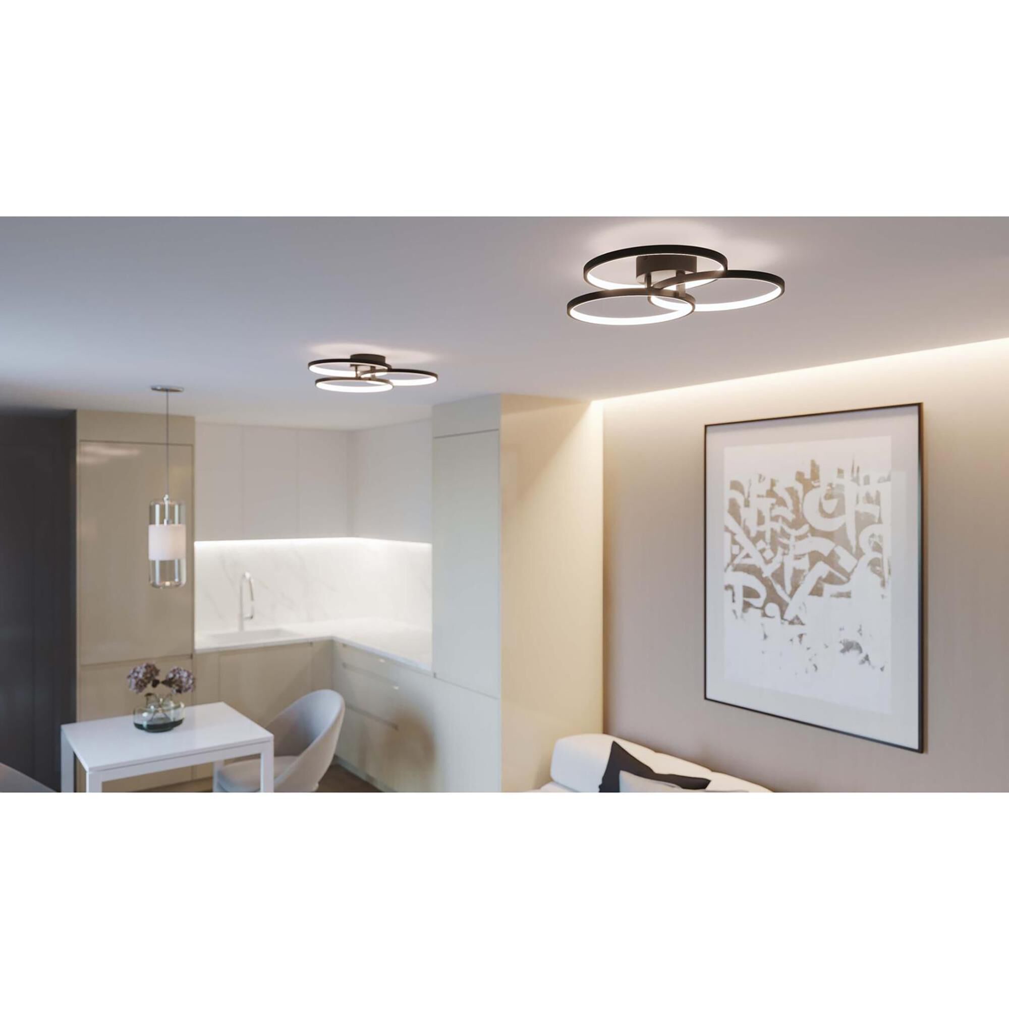 Orion 20 Inch 1 Light LED Semi Flush Mount by AFX Lighting