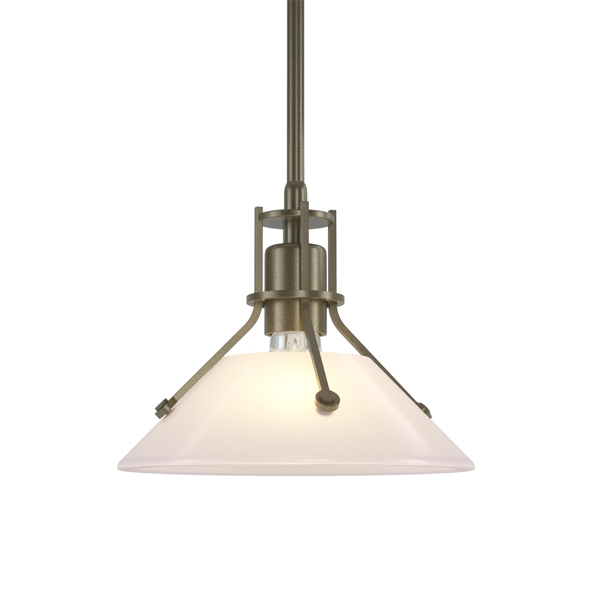 Shown in Soft Gold finish and Frosted glass