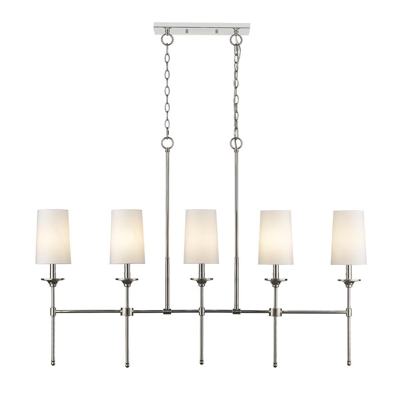 Emily 51 Inch 5 Light Linear Suspension Light by Z-Lite