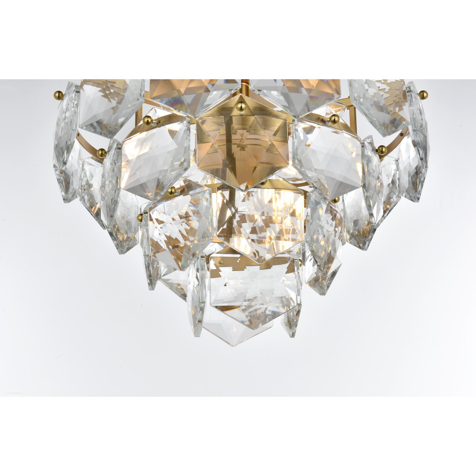 Adaline 16 Inch Flush Mount by Elegant Lighting