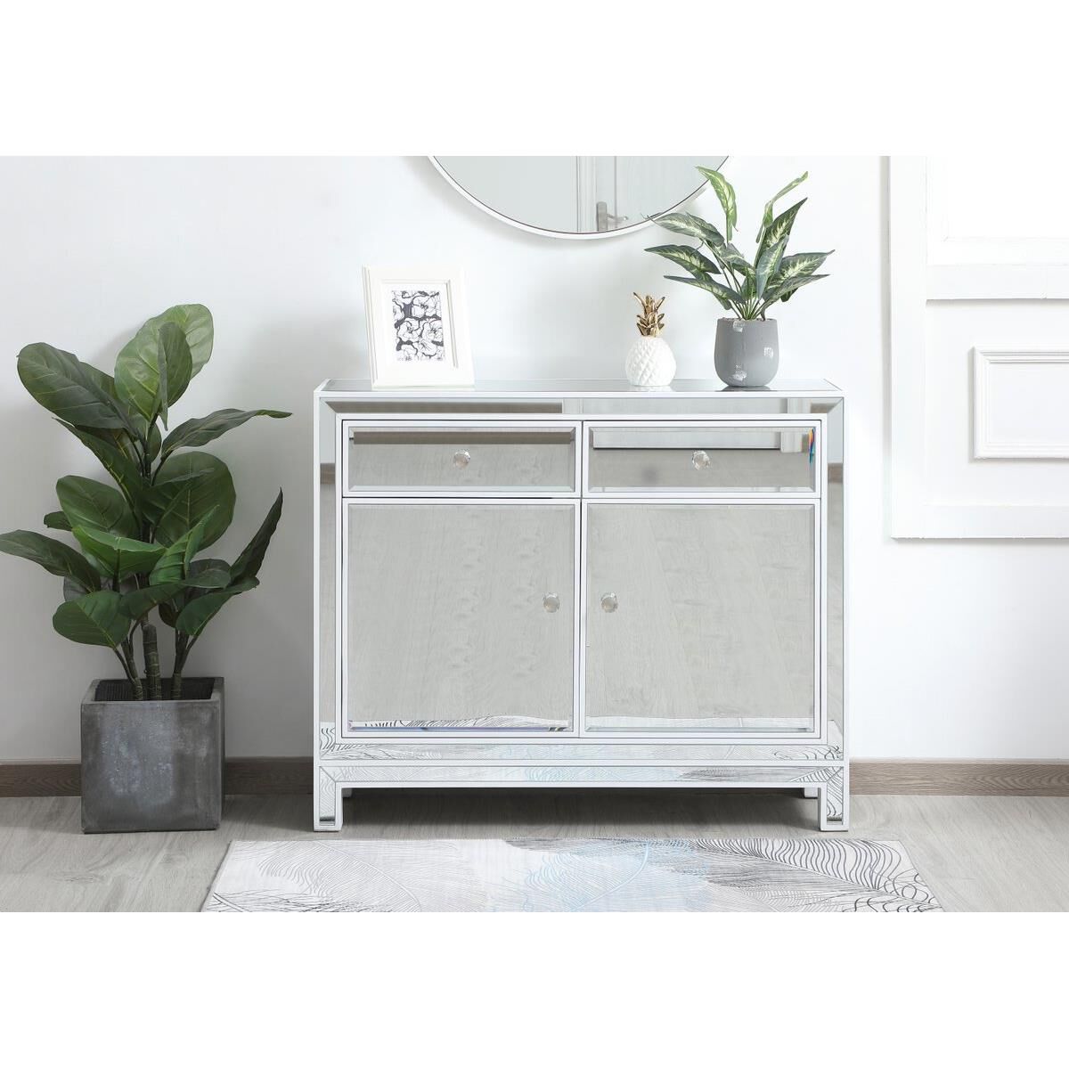 Shown in White finish