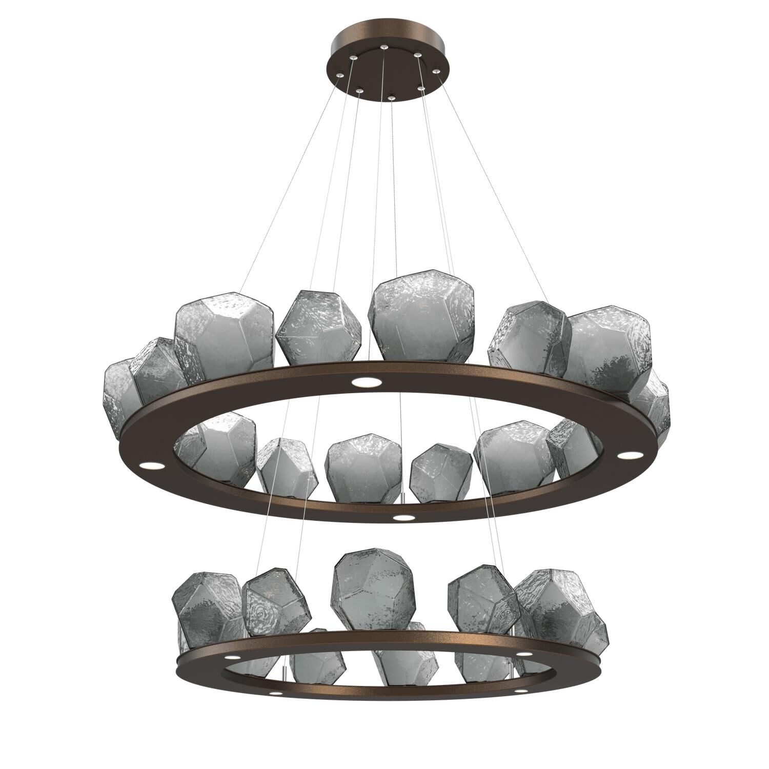 Gem 48 Inch 36 Light LED Chandelier by Hammerton Studio