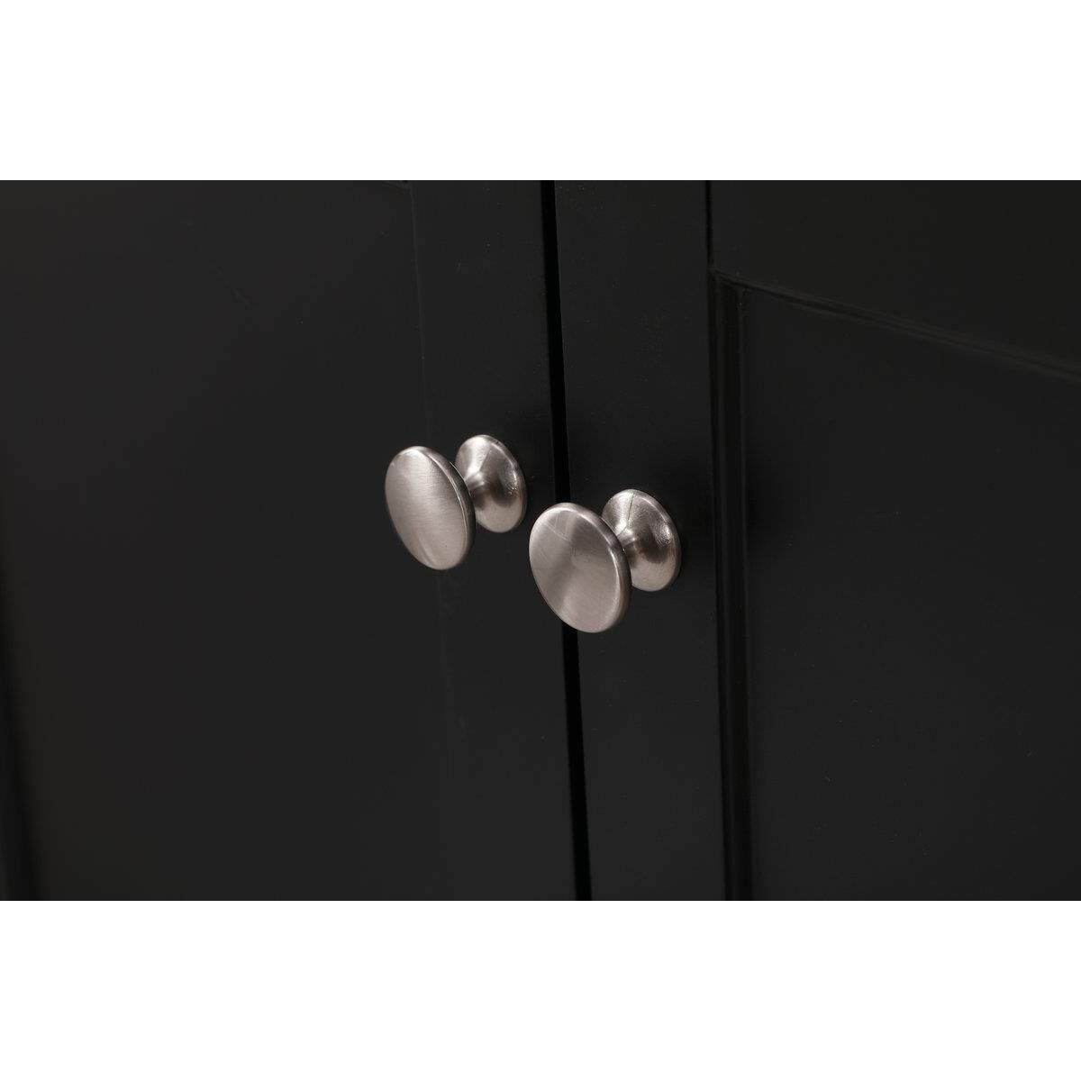 Shown in Black finish