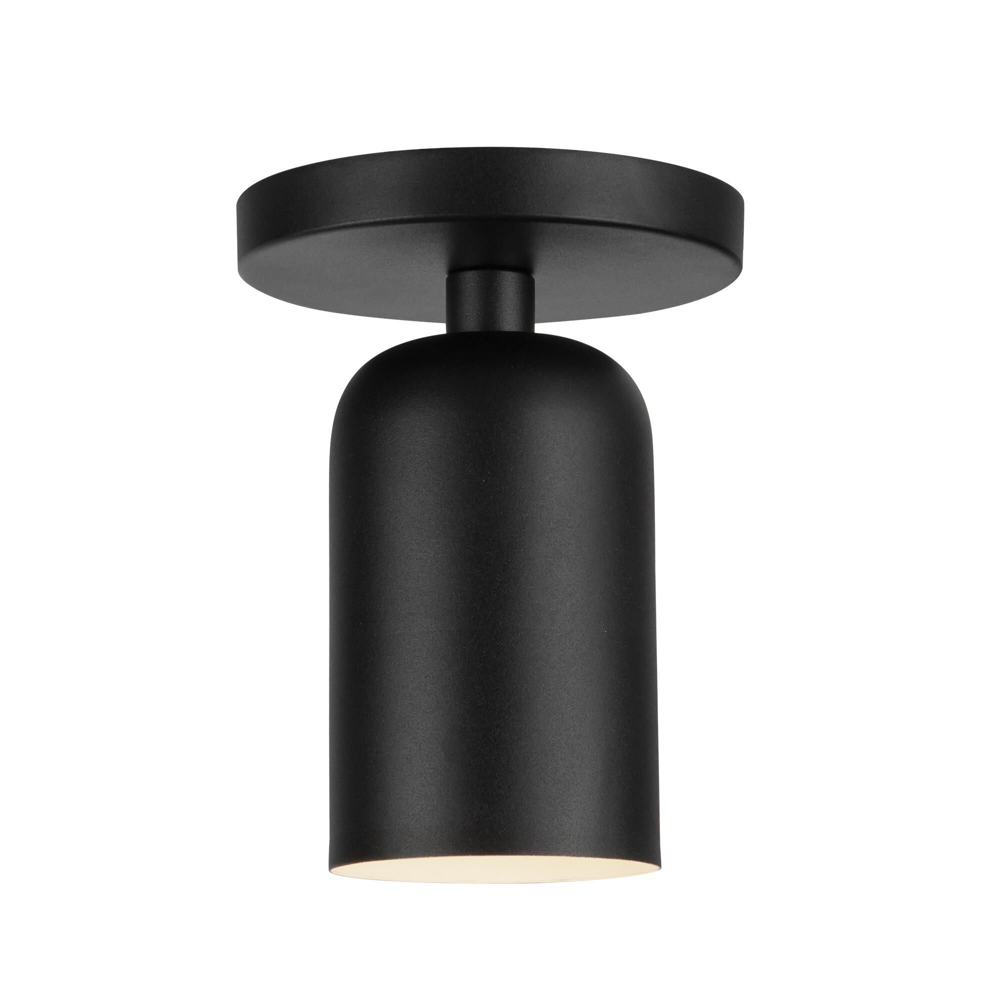 Shown in Black finish and Steel shade