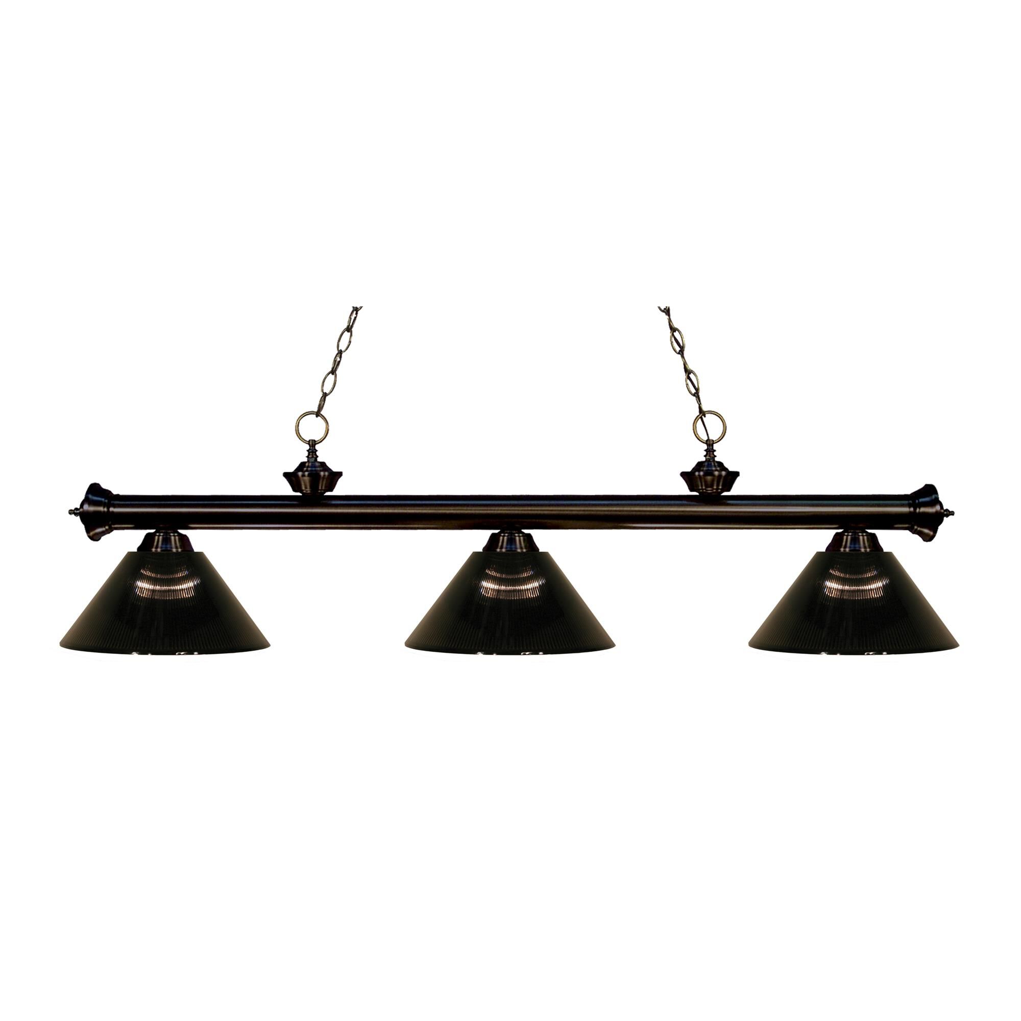 Shown in Bronze finish and Acrylic glass and Acrylic shade