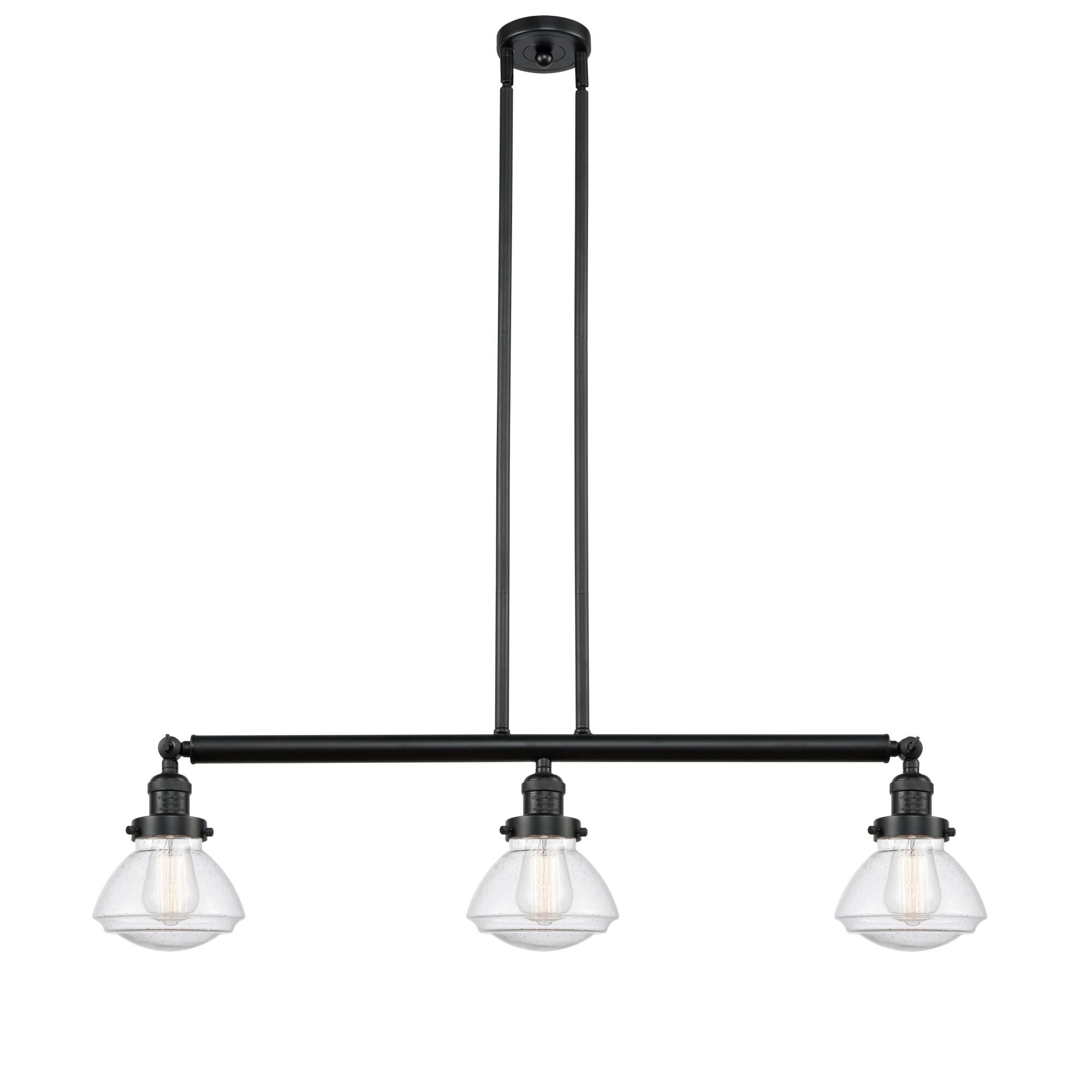 Bruno Marashlian Olean 39 Inch 3 Light Linear Suspension Light by Innovations Lighting