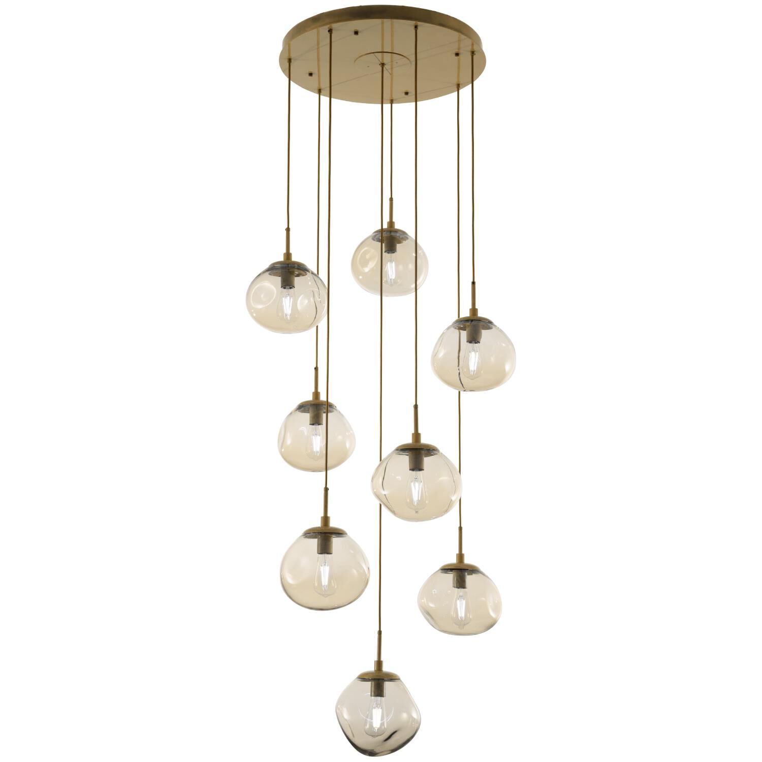 Levi Wilson Nebula 31 Inch 8 Light Multi Light Pendant by Hammerton Studio