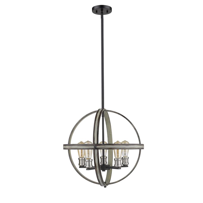 Kirkland 20 Inch 5 Light Chandelier by Z-Lite