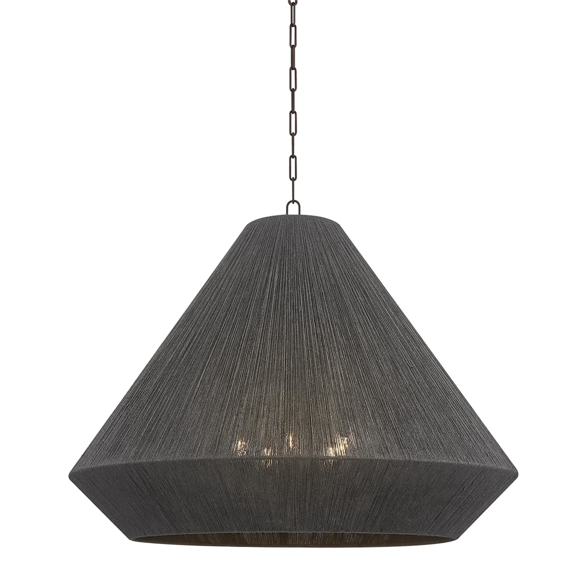 Shown in Bronze finish and Natural String shade
