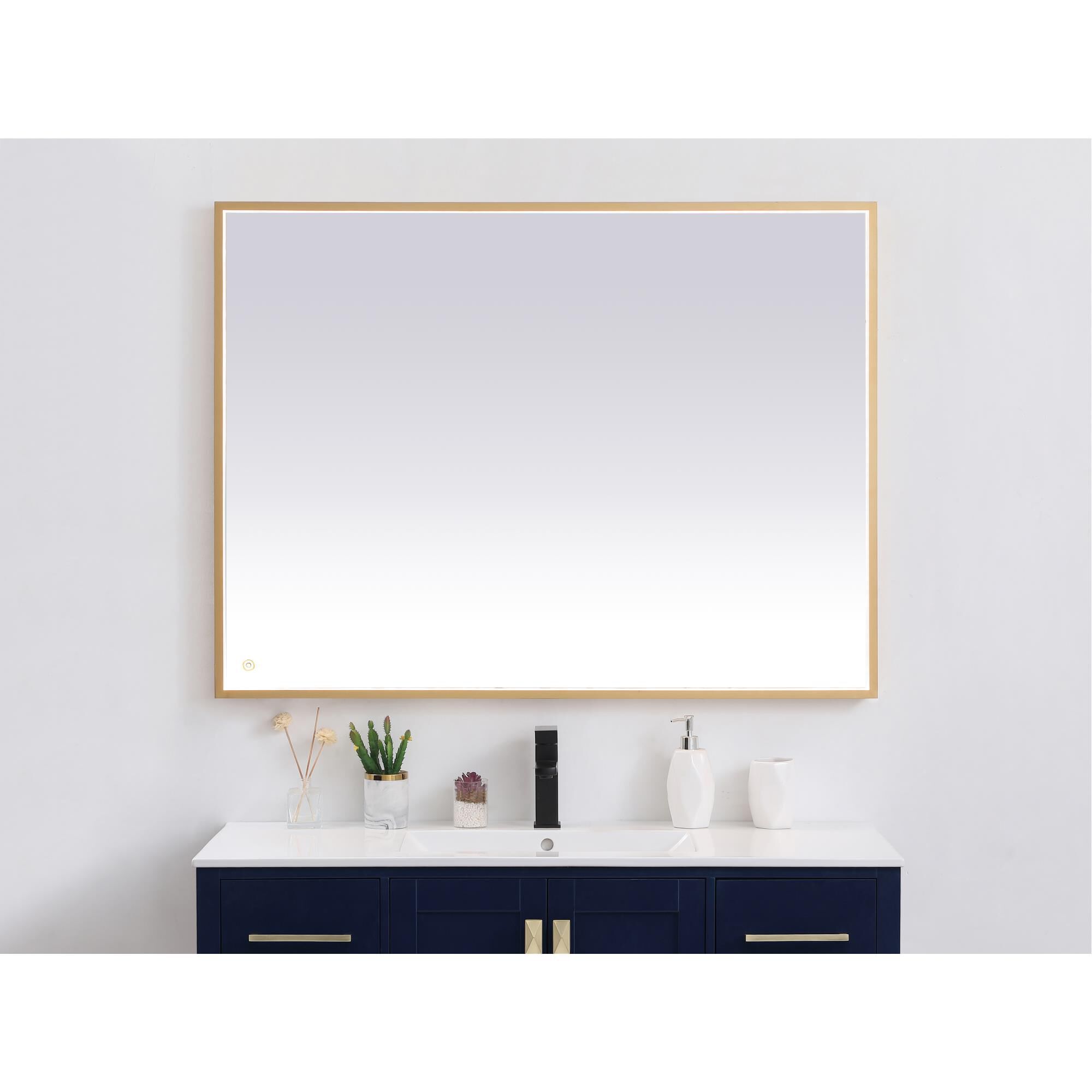 Pier LED Lighted Mirror by Elegant Decor