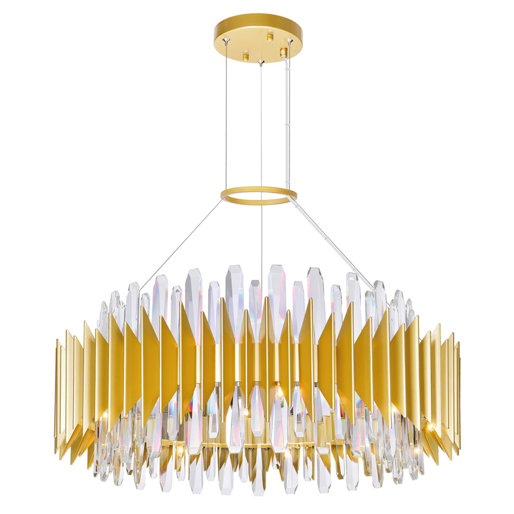 Cityscape 28 Inch 18 Light Chandelier by CWI Lighting