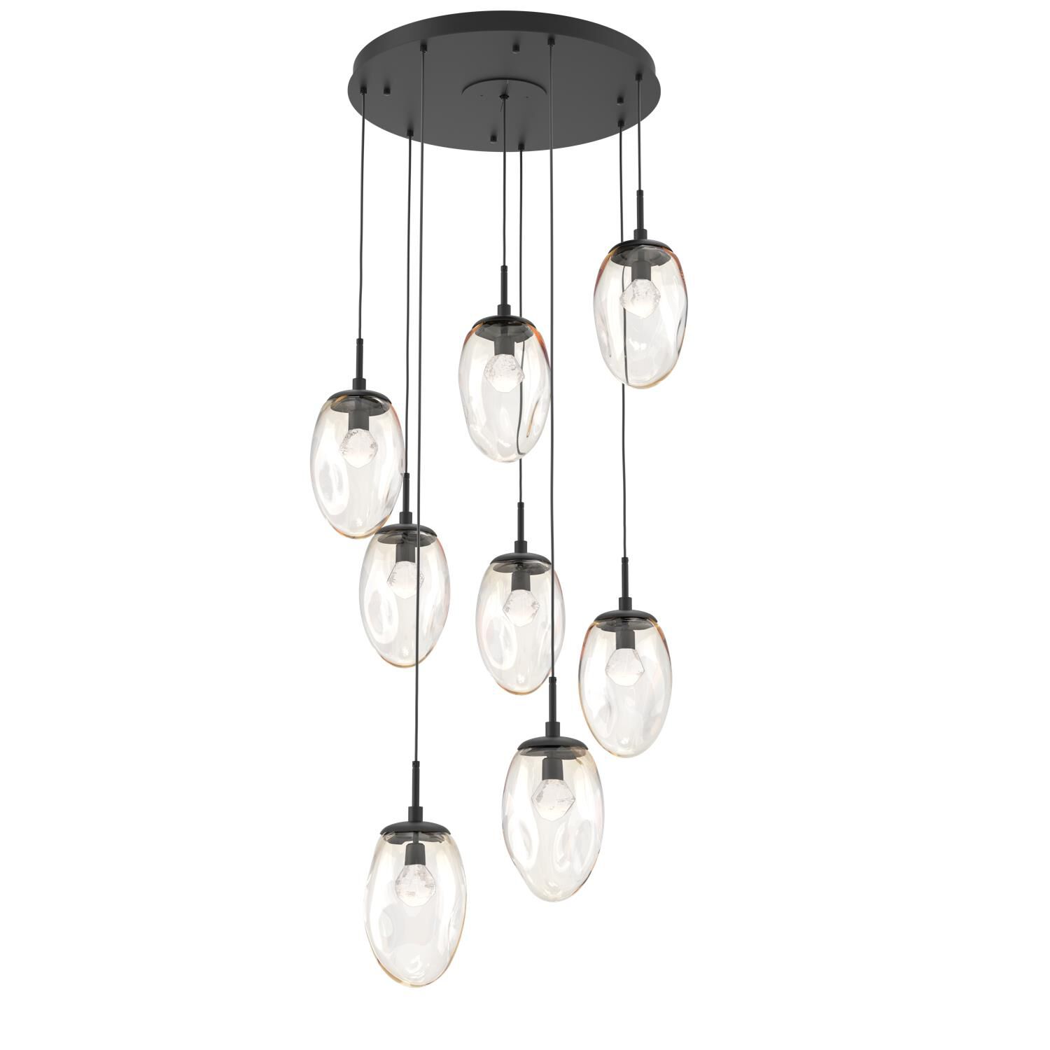 Levi Wilson Nebula 31 Inch 8 Light LED Multi Light Pendant by Hammerton Studio