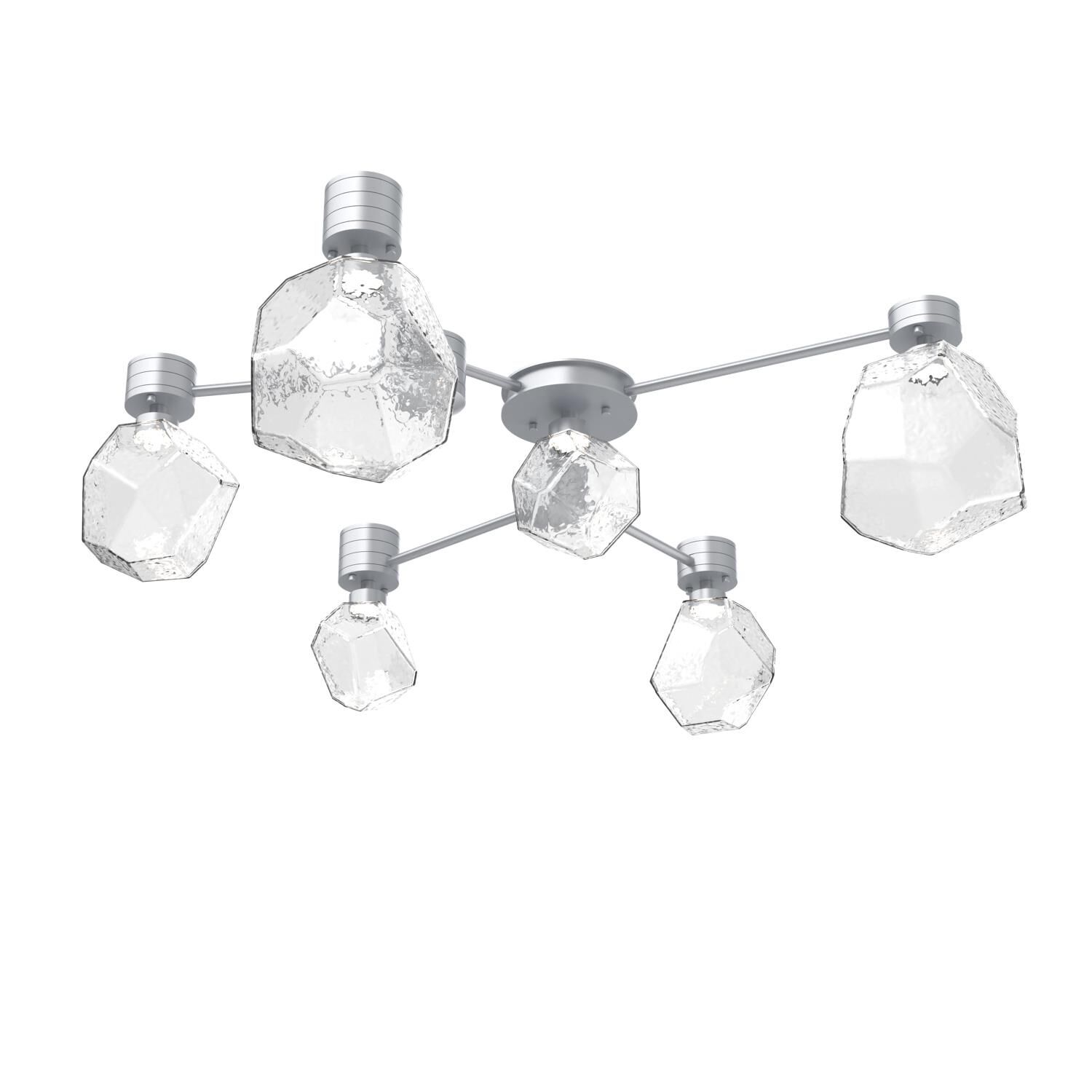 Shown in Classic Silver finish and Clear glass