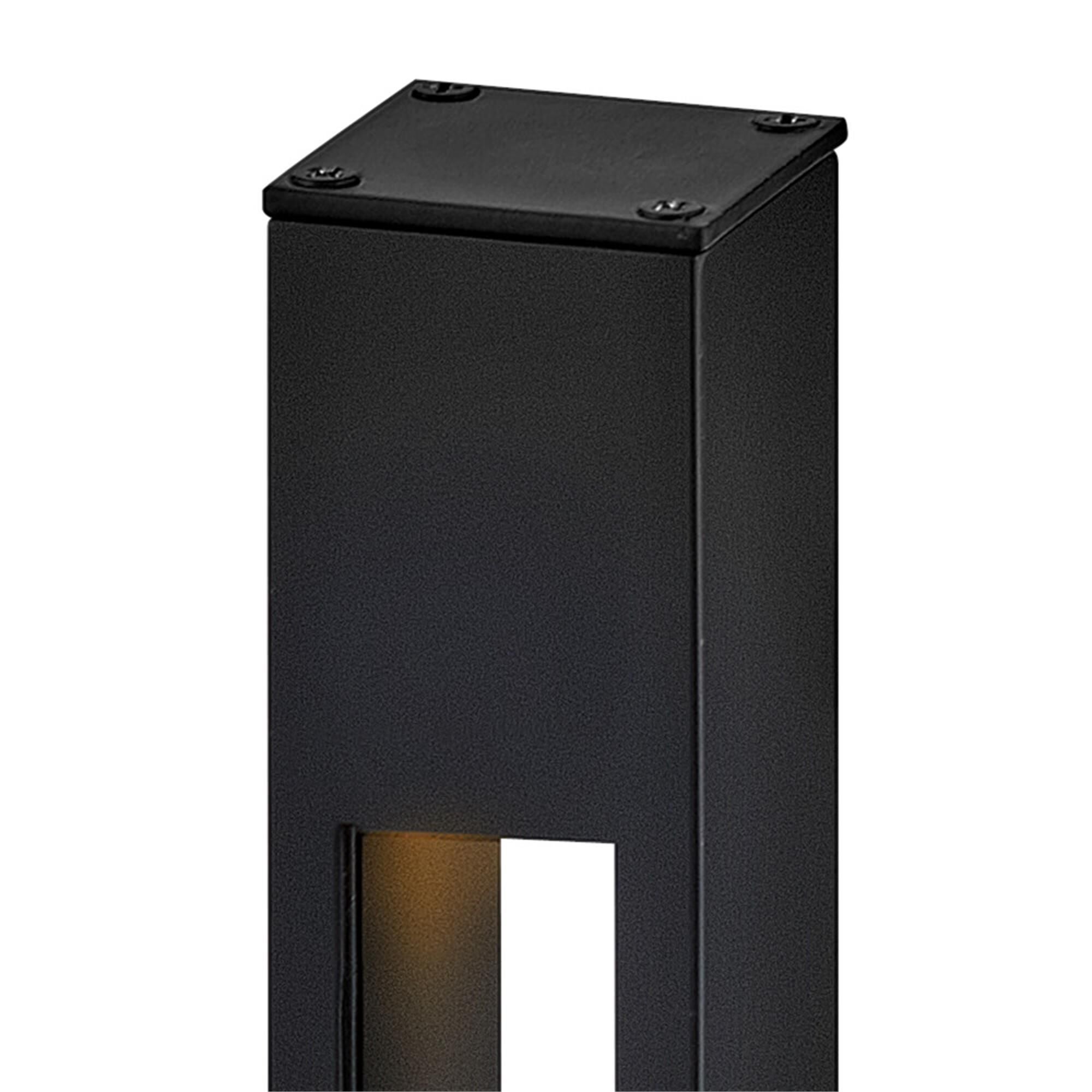 Shown in Satin Black finish and Etched Lens glass