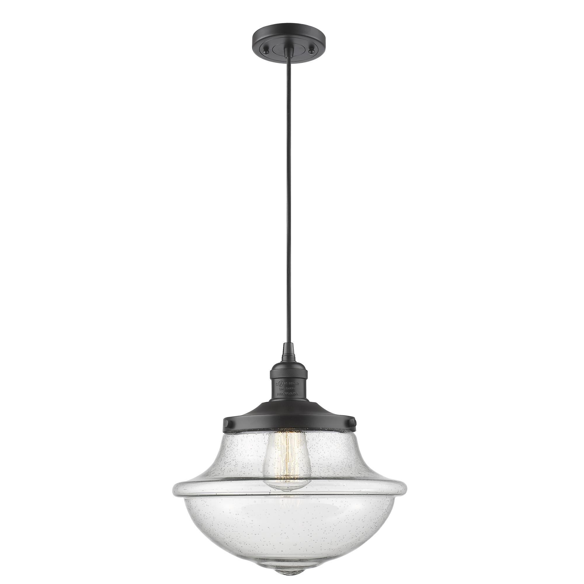 Innovations Lighting Bruno Marashlian Oxford School House 12 Inch LED Mini Pendant