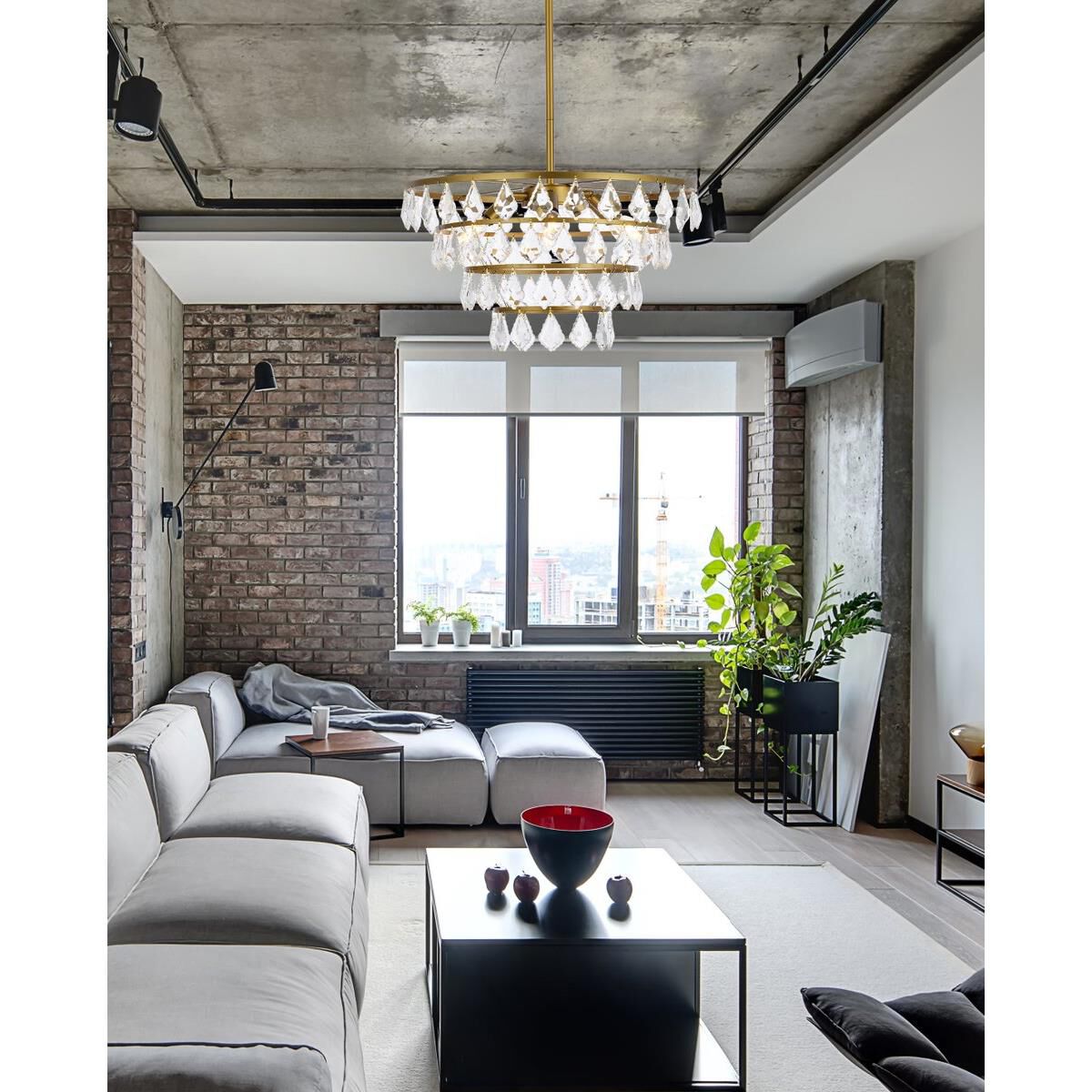 Ella 20 Inch Large Pendant by Elegant Lighting