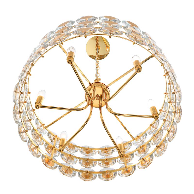 Perrene Medium Pendant Light by Eurofase Lighting