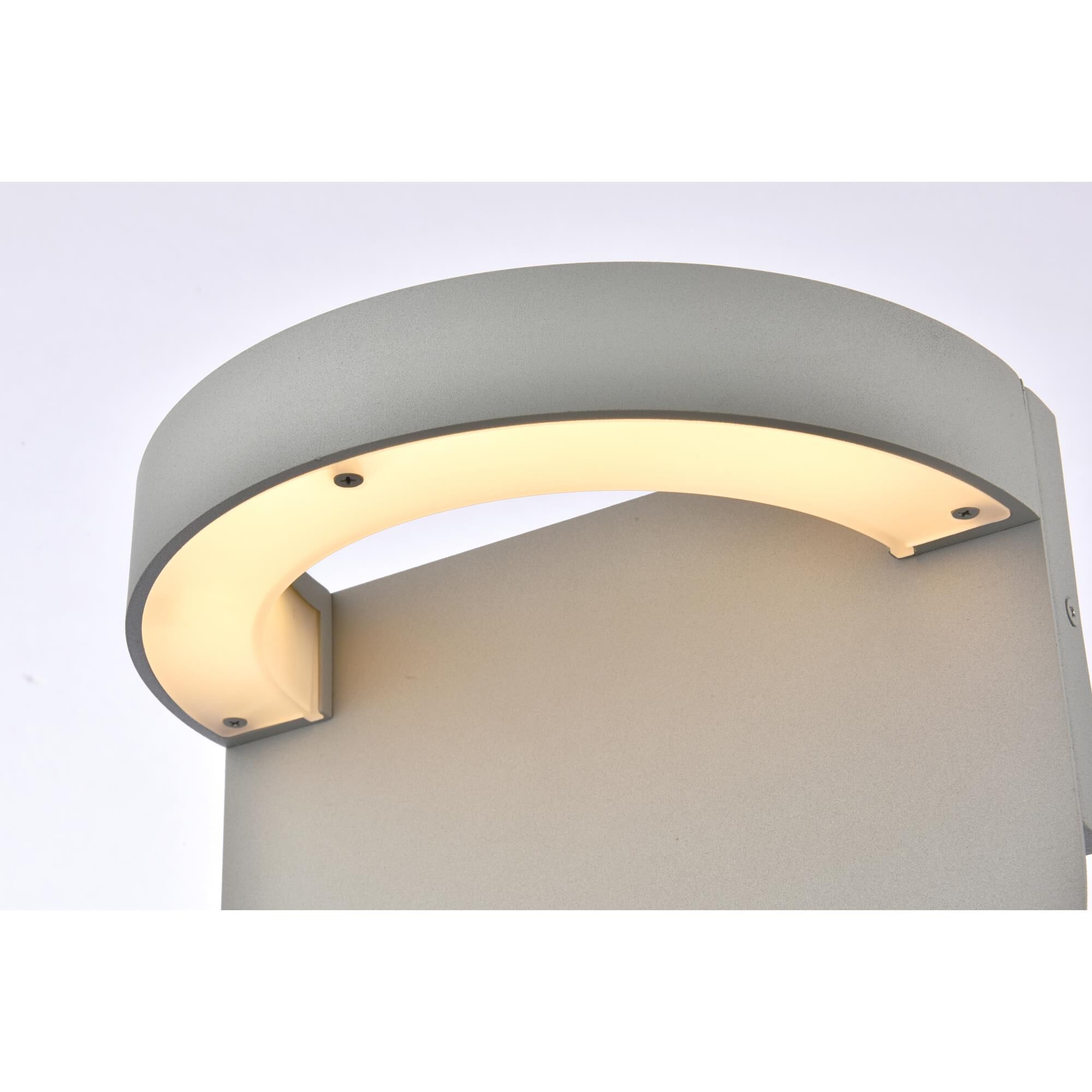 Elegant Lighting Raine 9 Inch Tall LED Outdoor Wall Light