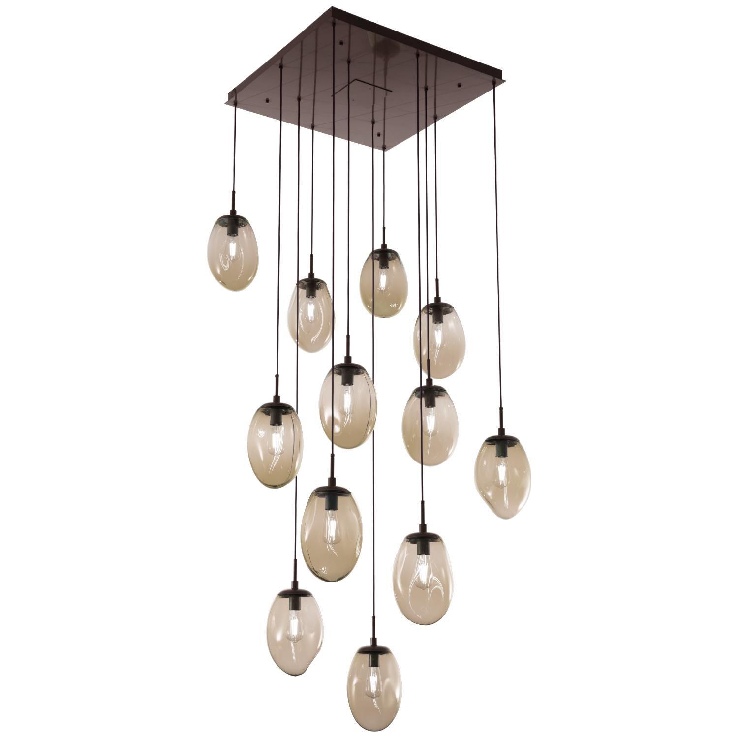 Levi Wilson Nebula 35 Inch 12 Light Multi Light Pendant by Hammerton Studio