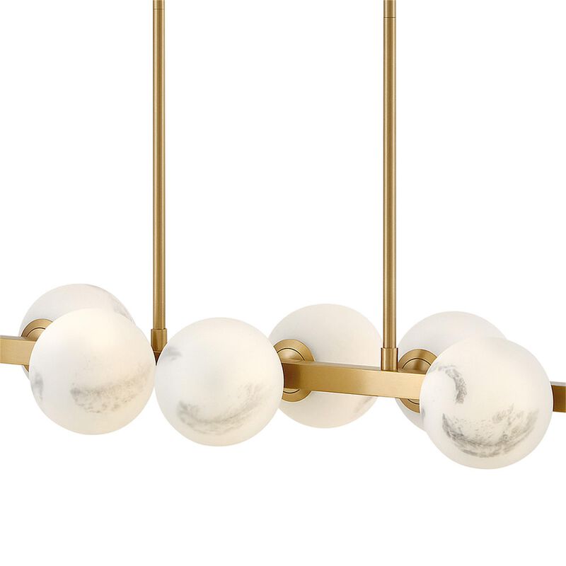 Selene Medium Linear Chandelier by Fredrick Ramond