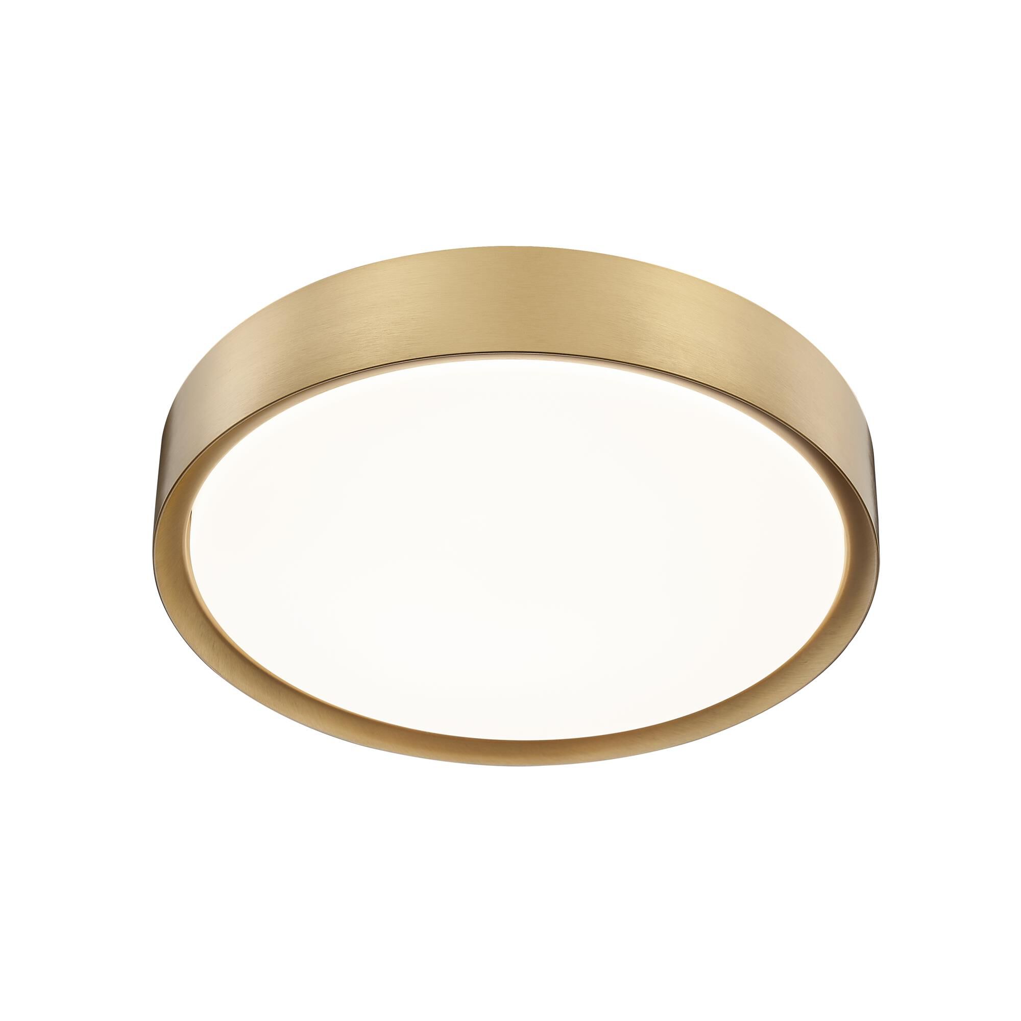 Shown in Modern Gold finish and Frosted glass and Frosted shade