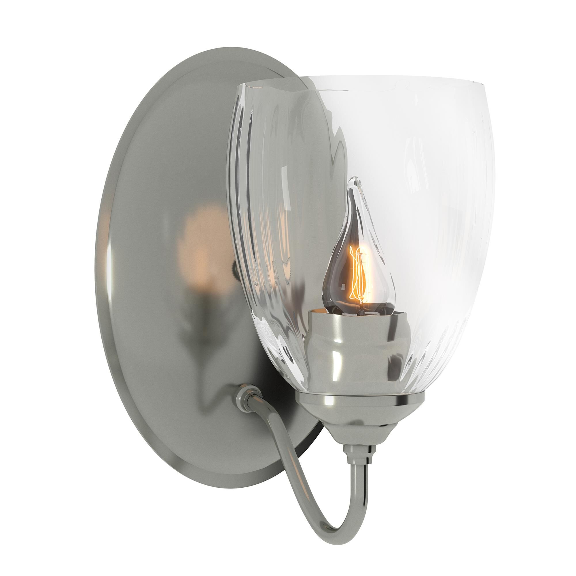 Shown in Sterling finish and Water glass