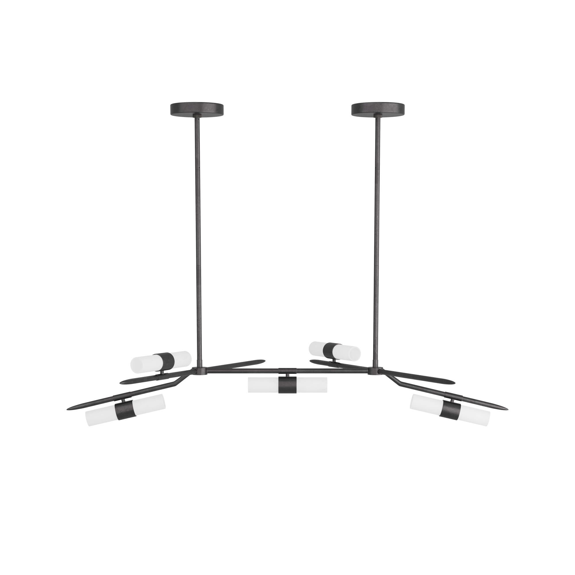 Travis 62 Inch 8 Light LED Linear Suspension Light by Arteriors Home