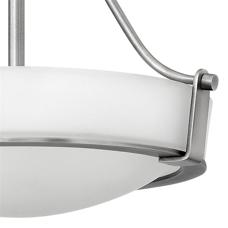 Hathaway 16 Inch 3 Light Semi Flush Mount by Hinkley