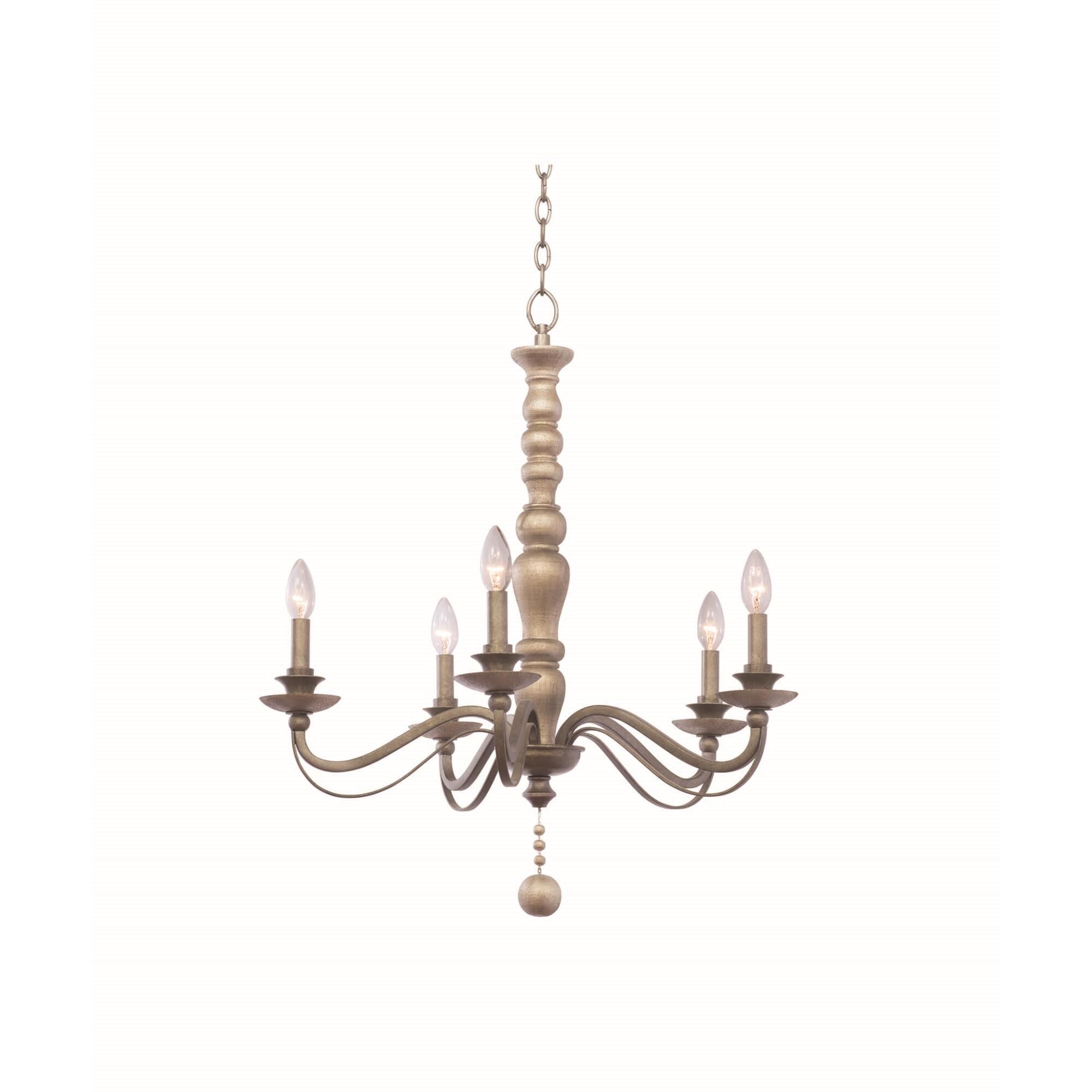 Colony 27 Inch 5 Light Chandelier by Kalco Lighting