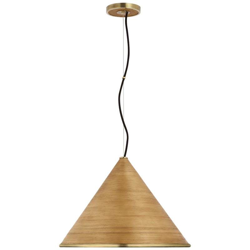 Visual Comfort Signature Collection Suzanne Kasler Reine 18 Inch LED Large Pendant