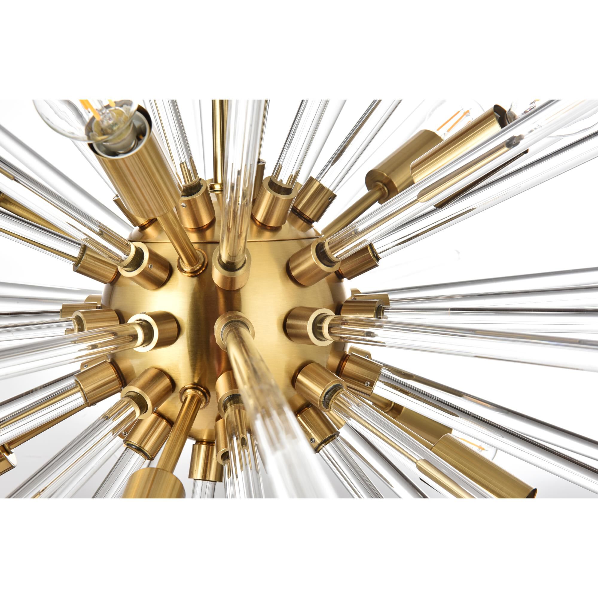 Sienna 36 Inch 10 Light Chandelier by Elegant Lighting