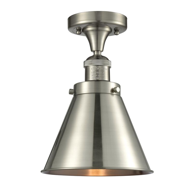 Bruno Marashlian Appalachian 8 Inch 1 Light Semi Flush Mount by Innovations Lighting