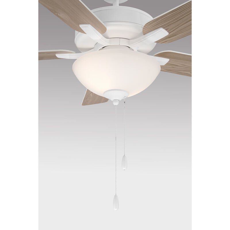 52 Inch Ceiling Fan with Light Kit by Meridian Lighting