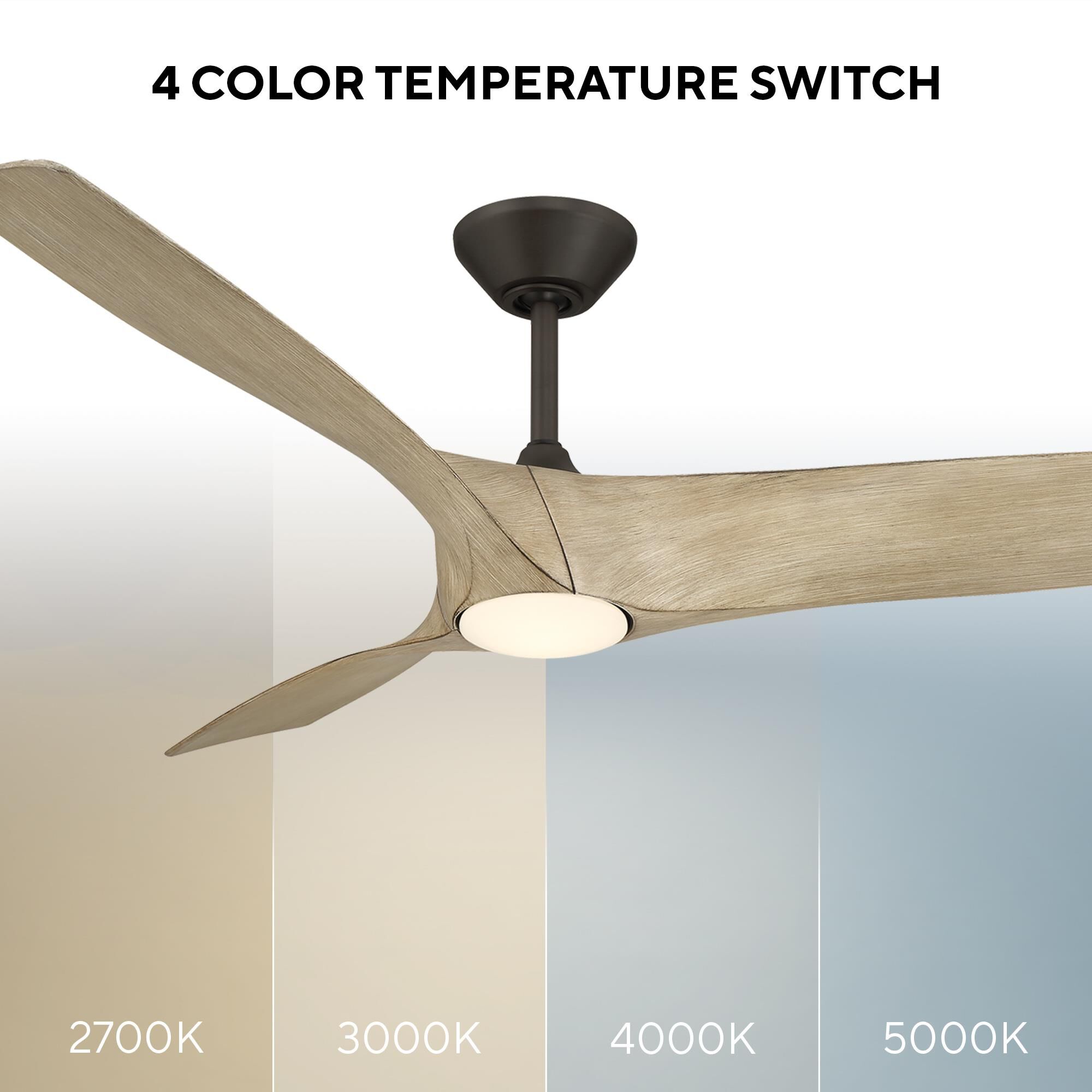 Zephyr 52 Inch Ceiling Fan with Light Kit by Modern Forms