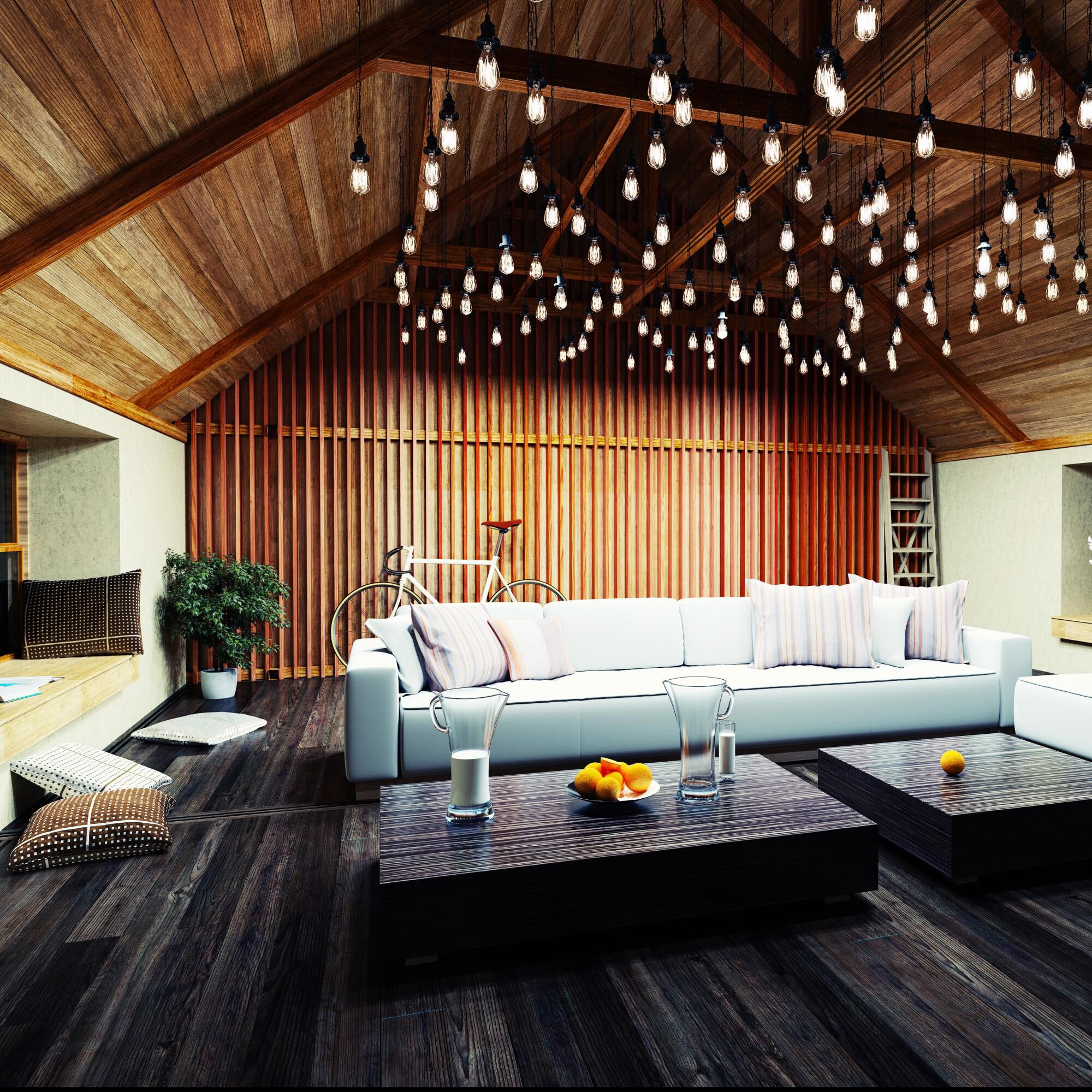 60 Watt 2200K ST18 Incandescent Light Bulb,